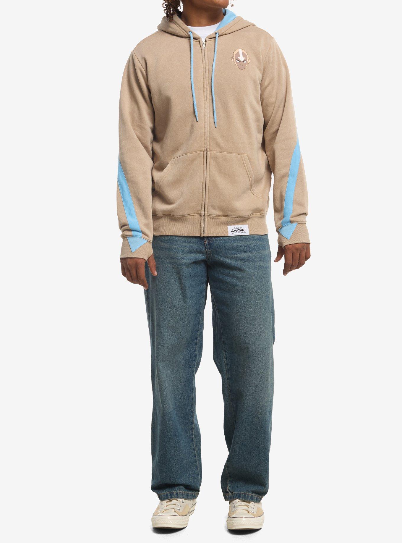 Avatar: The Last Airbender Aang Tattoo Hoodie, BROWN, alternate - view 3