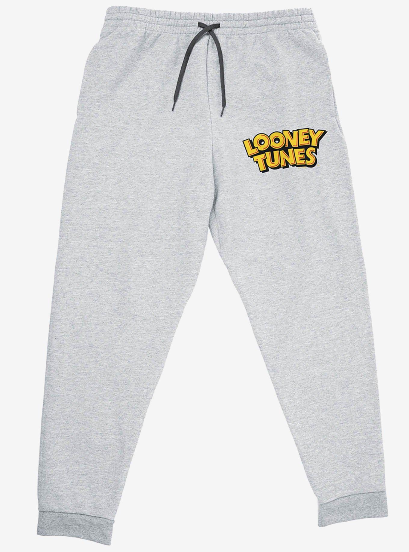 Looney Tunes Logo Jogger Sweatpants, GREY, alternate