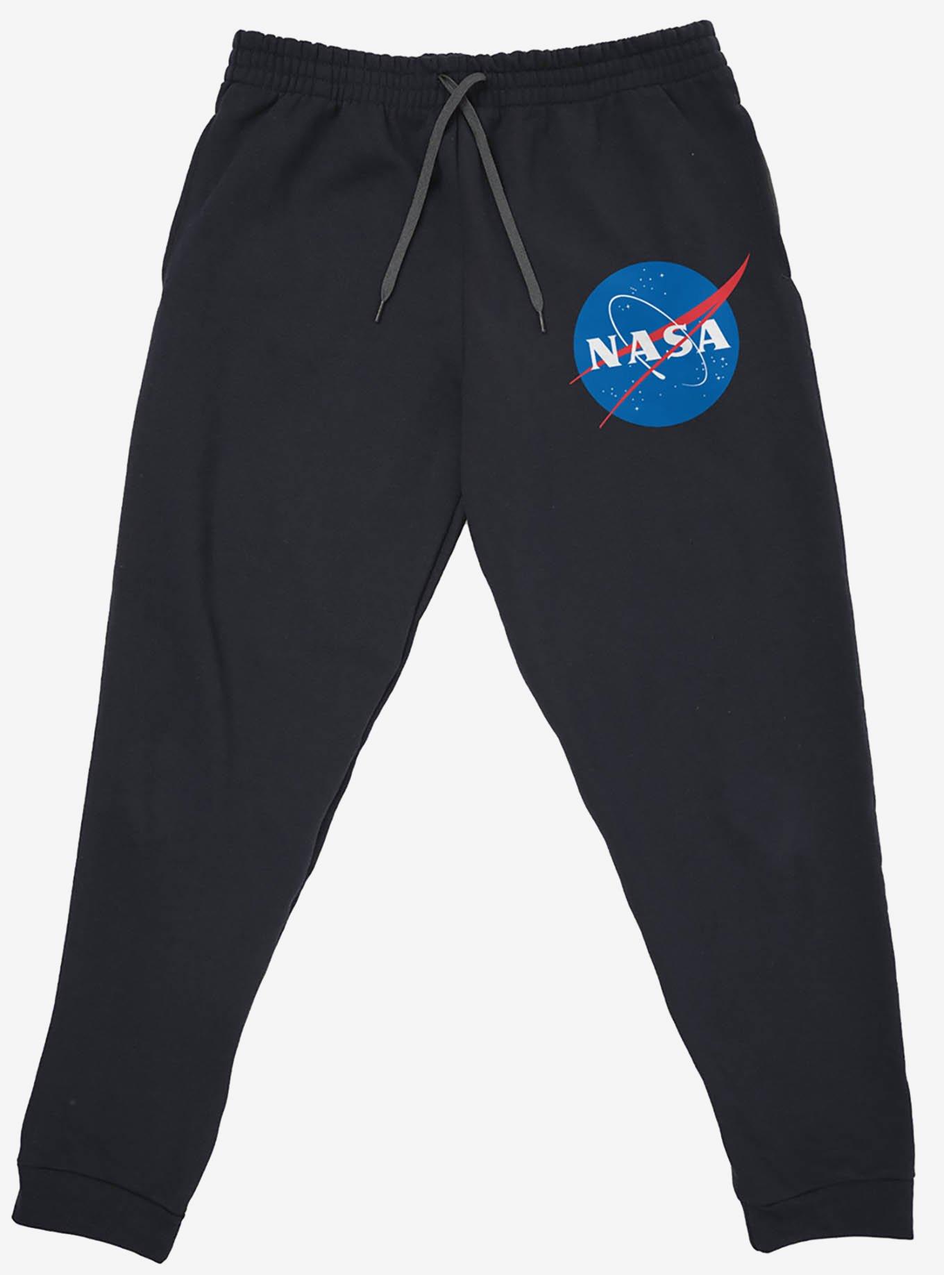 NASA Official Meatball Logo Jogger Sweatpants, BLACK, alternate
