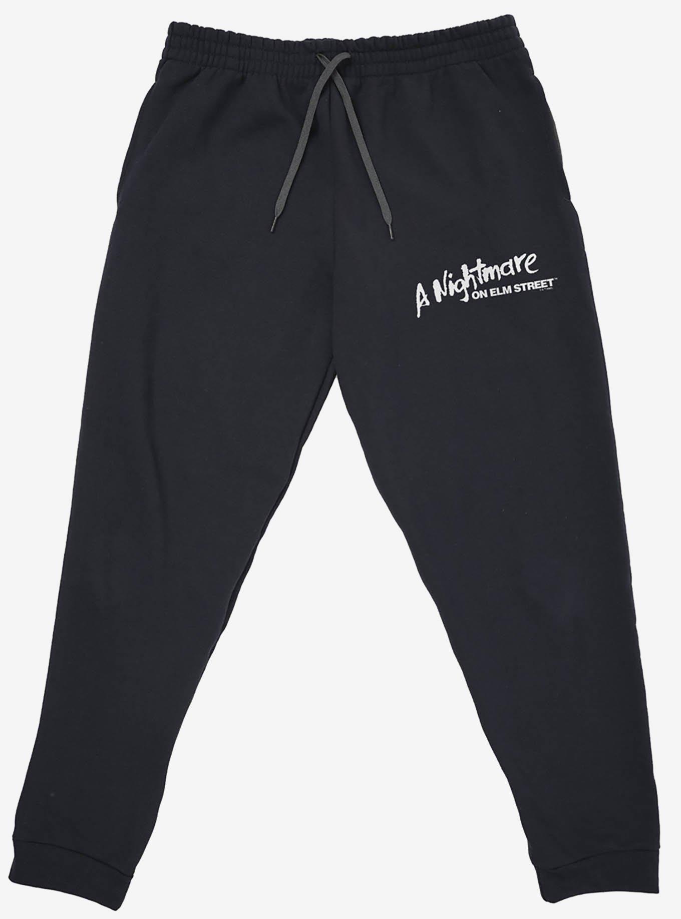 A Nightmare On Elm Street Logo Jogger Sweatpants, BLACK, alternate