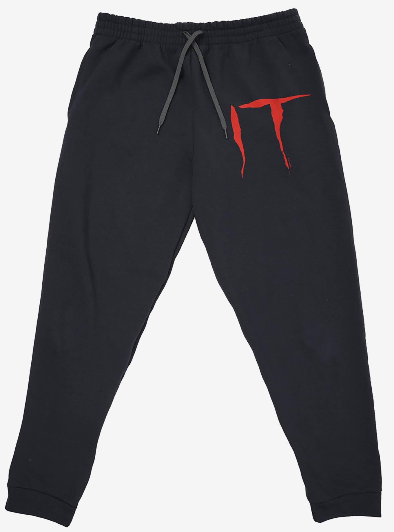 IT Logo Jogger Sweatpants, BLACK, alternate