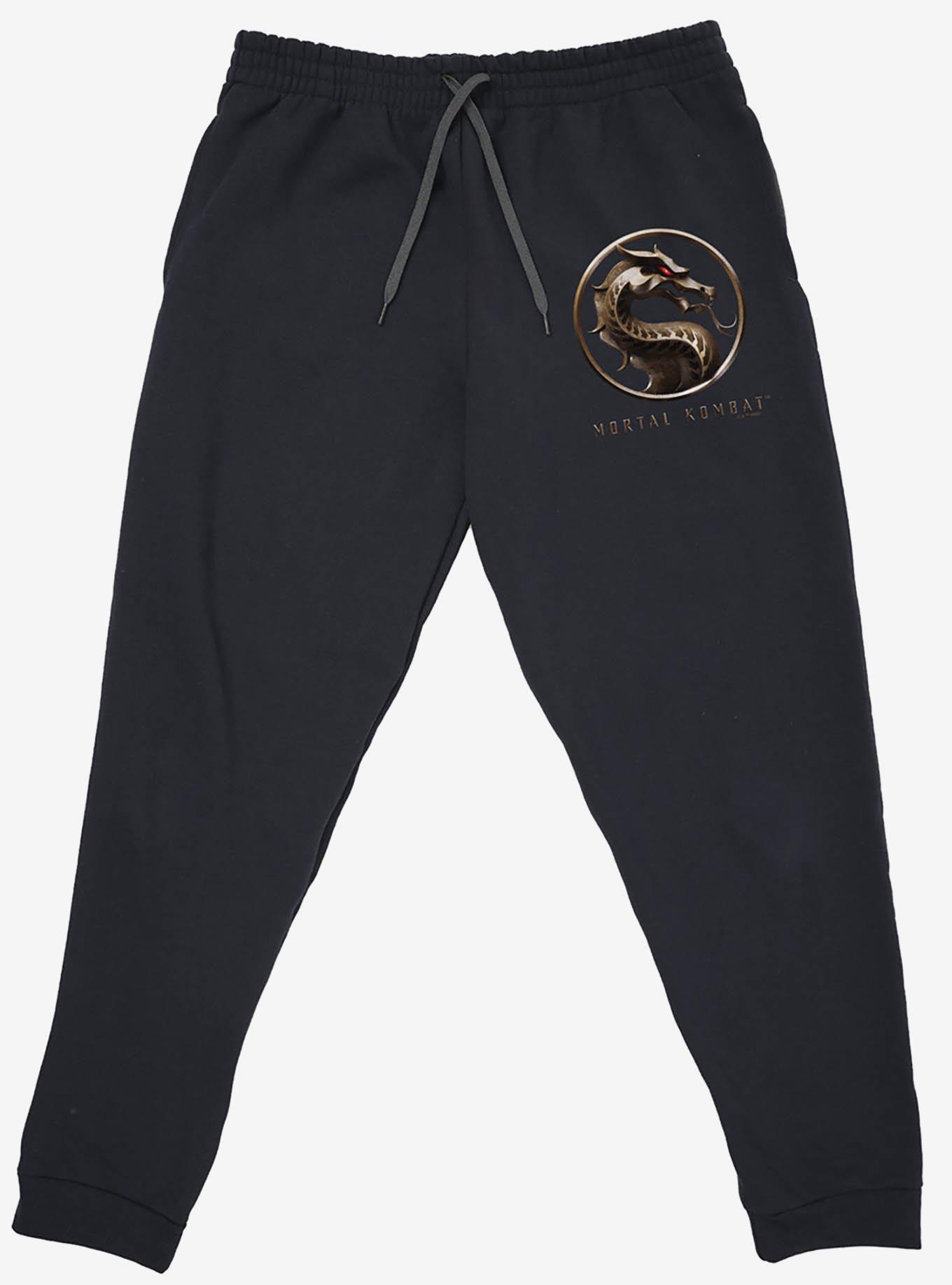 Mortal Kombat Movie Logo Jogger Sweatpants, BLACK, alternate