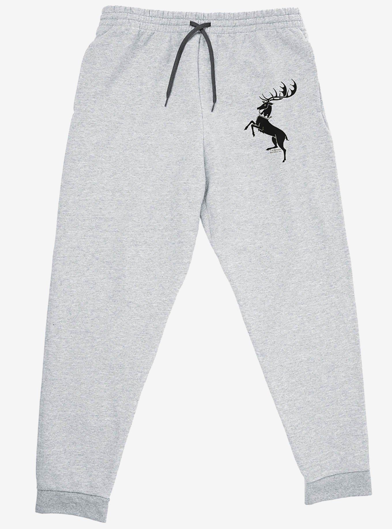 Game of Thrones Baratheon Sigil Jogger Sweatpants, GREY, alternate