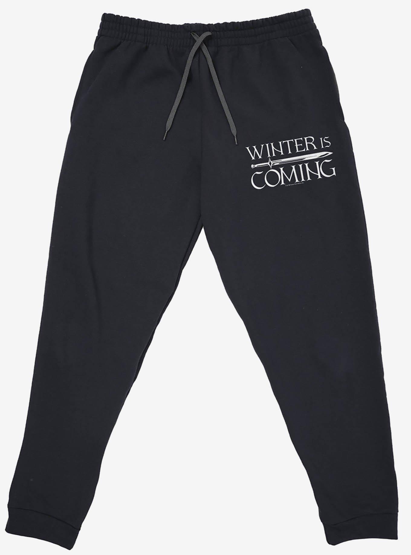 Game of Thrones Winter is Coming Jogger Sweatpants, BLACK, alternate