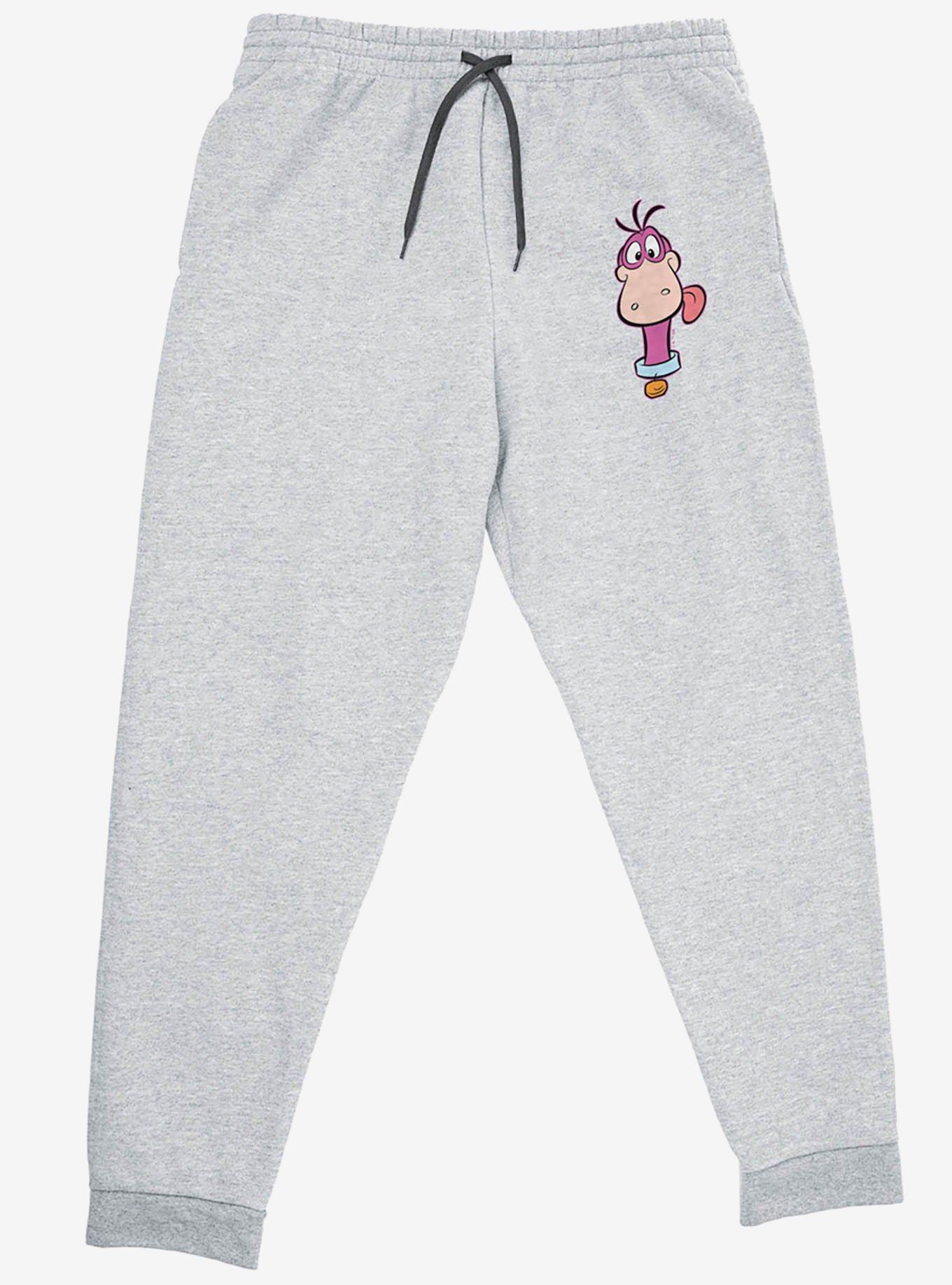 Flintstones Dino Headshot Jogger Sweatpants, GREY, alternate