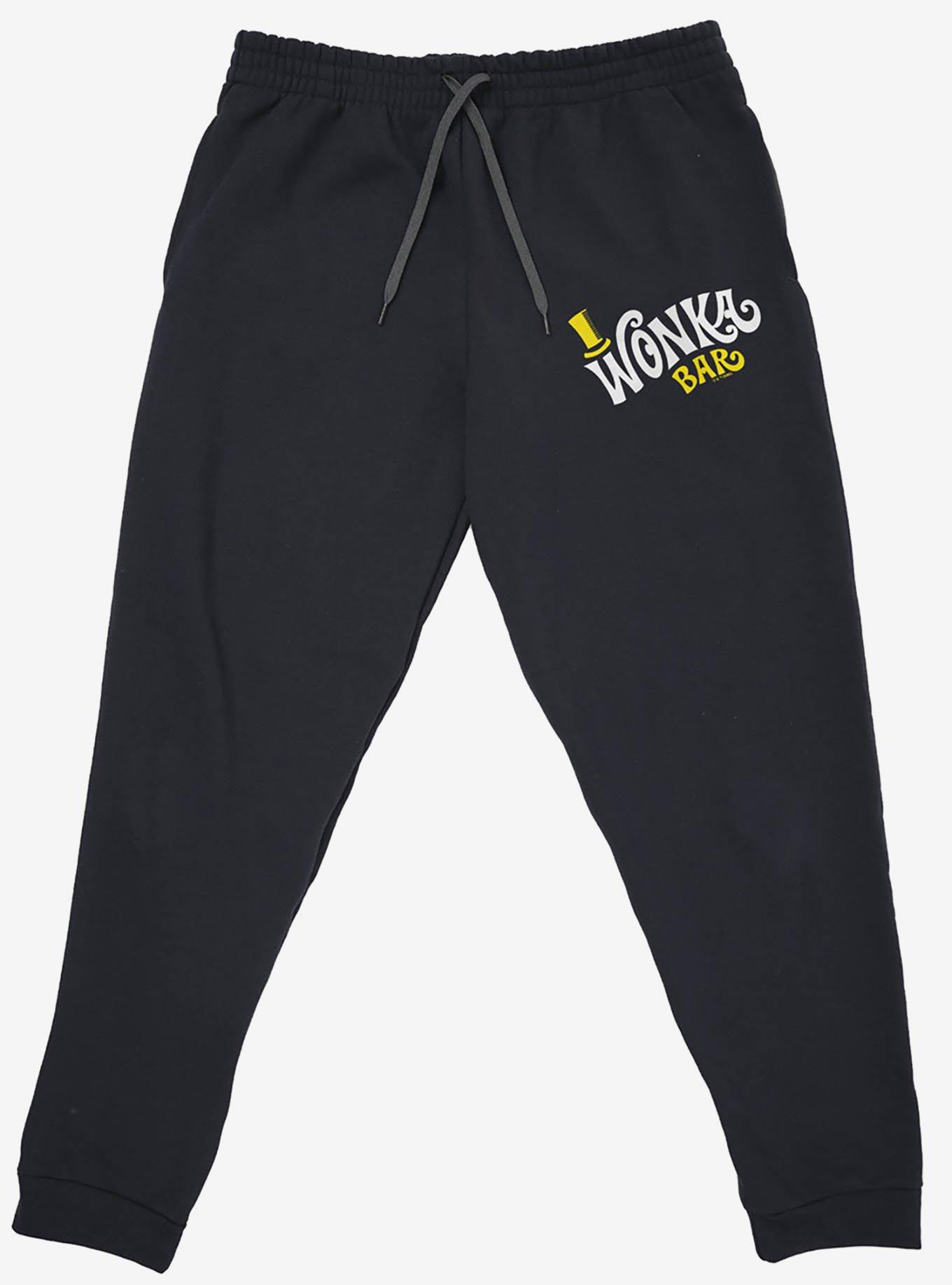 Willy Wonka Wonka Bar Logo Jogger Sweatpants, BLACK, alternate