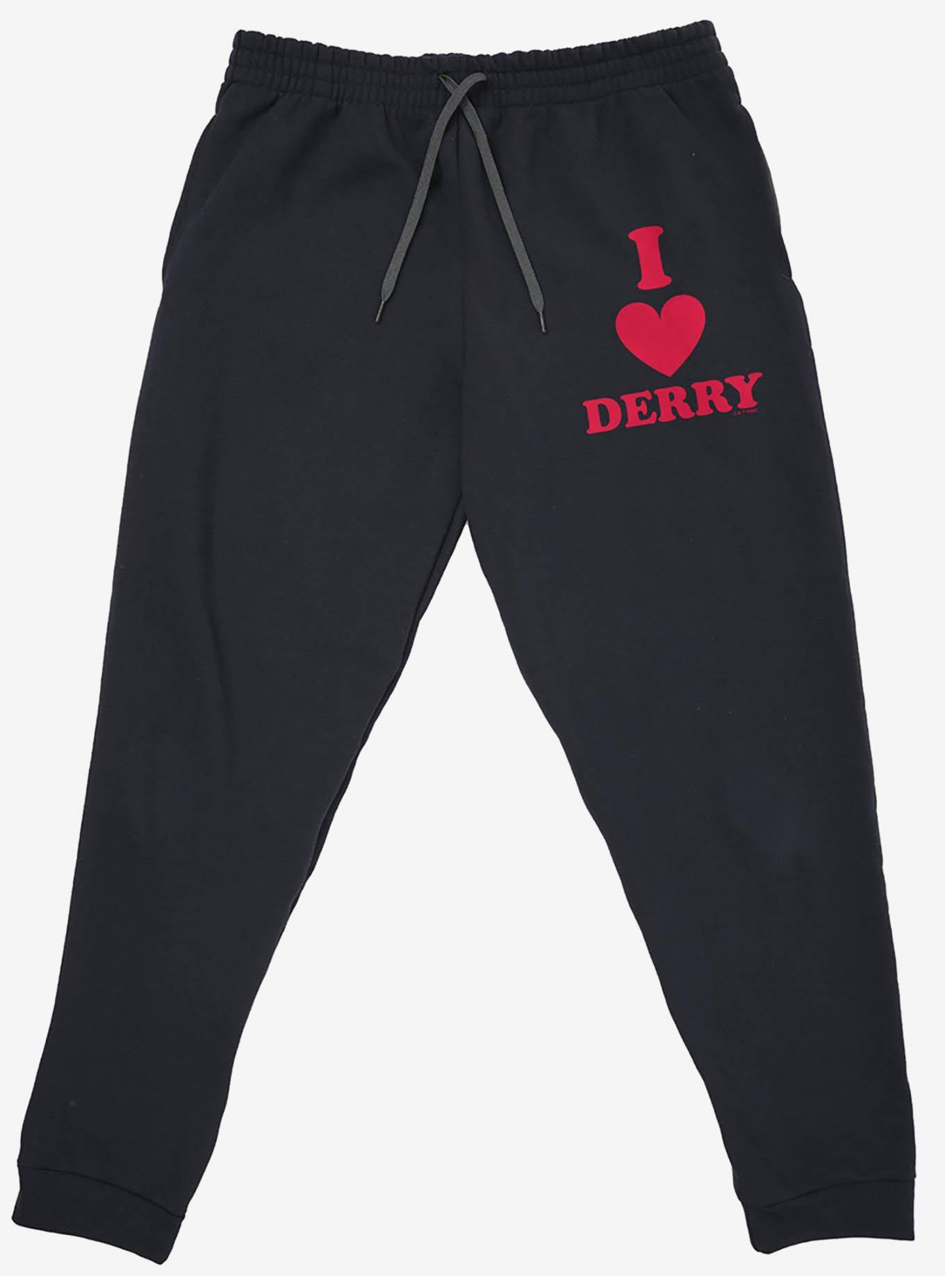 IT Chapter 2 I Love Derry Jogger Sweatpants, BLACK, alternate