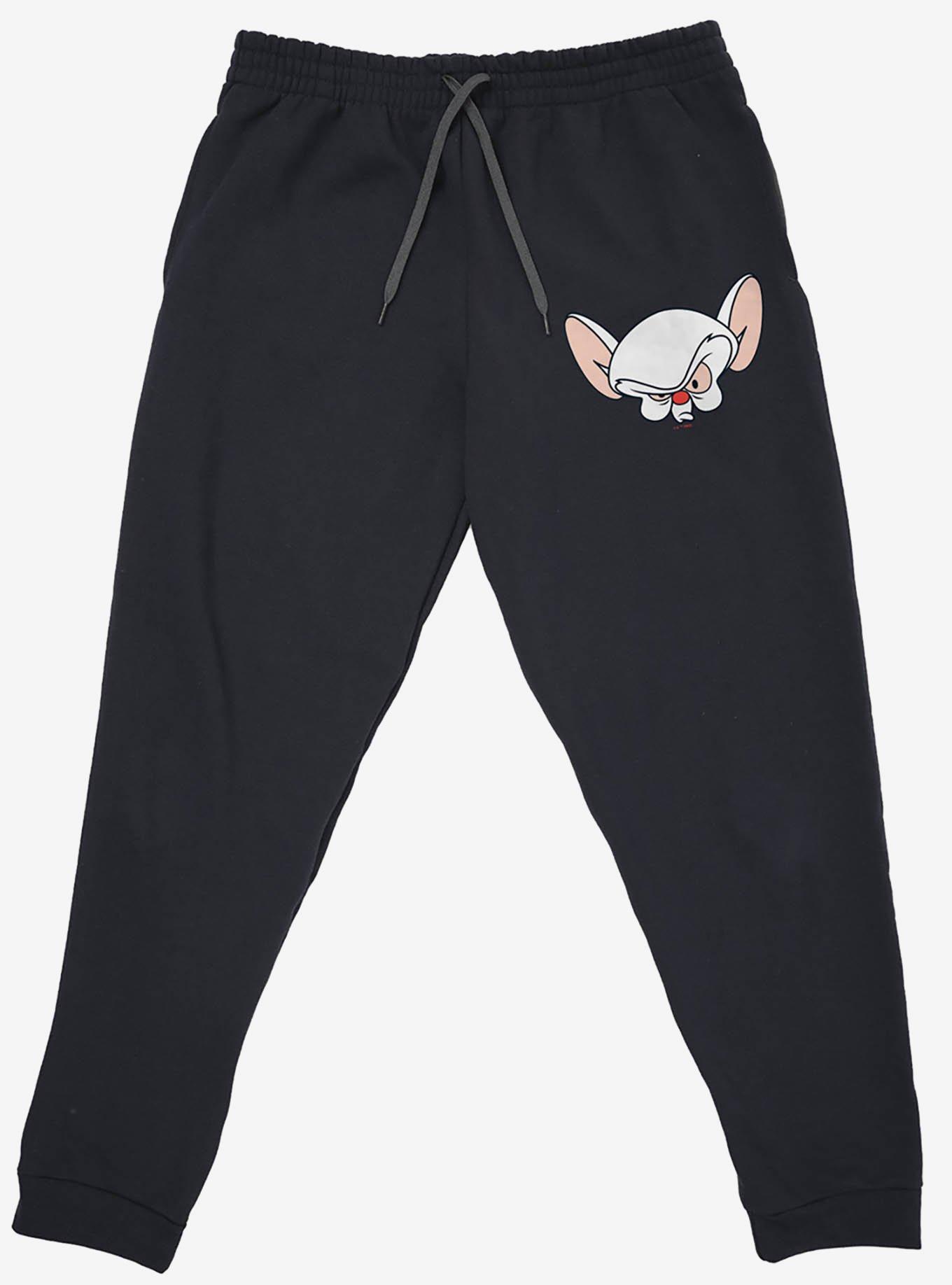 Pinky and the Brain Brain Head Jogger Sweatpants, BLACK, alternate