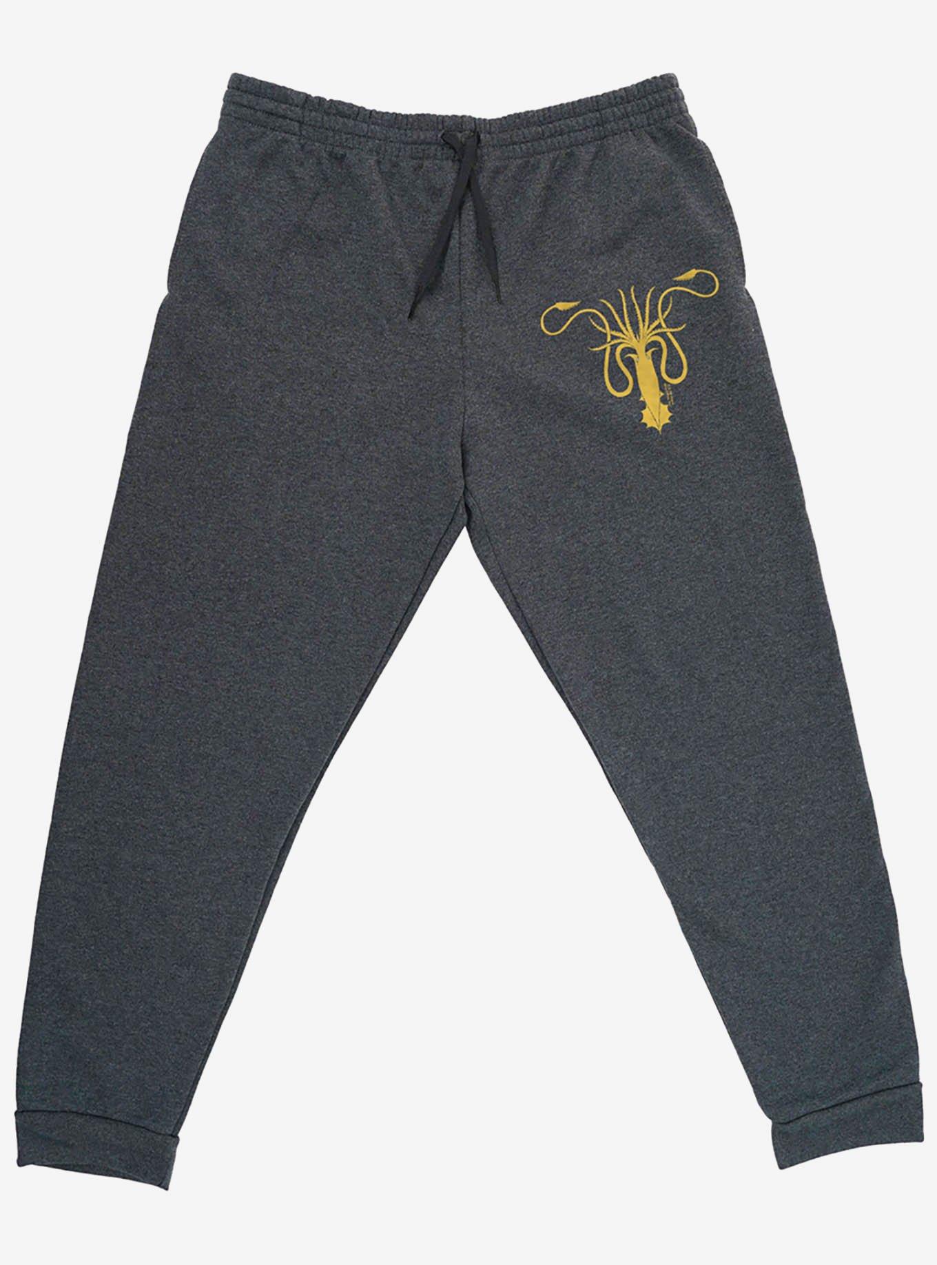 Game of Thrones Greyjoy Sigil Jogger Sweatpants, GREY, alternate