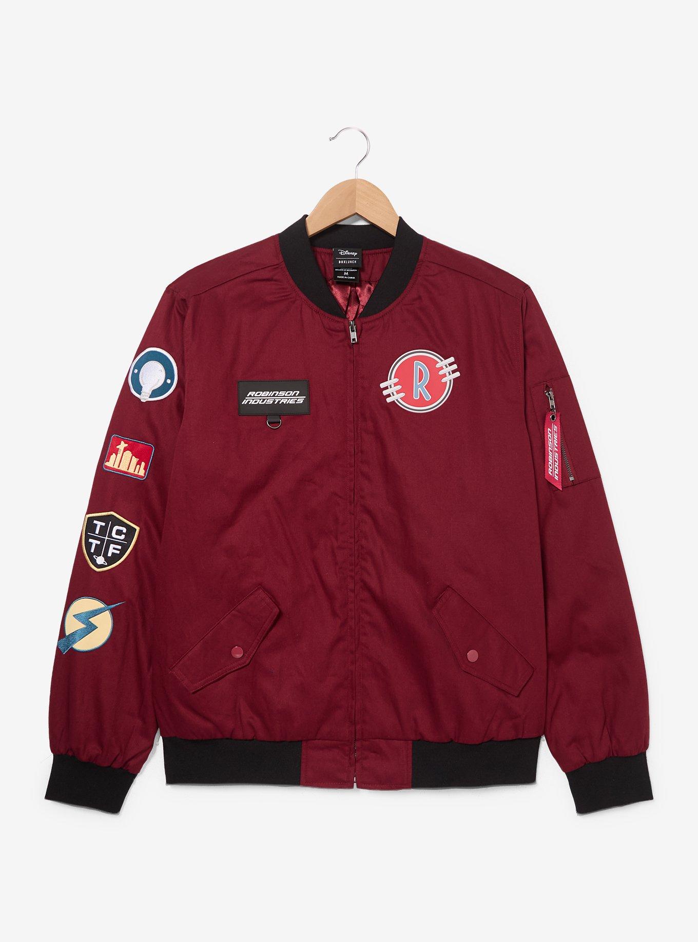 Disney Meet the Robinsons Flight Jacket - BoxLunch Exclusive, DARK RED, alternate - view 5