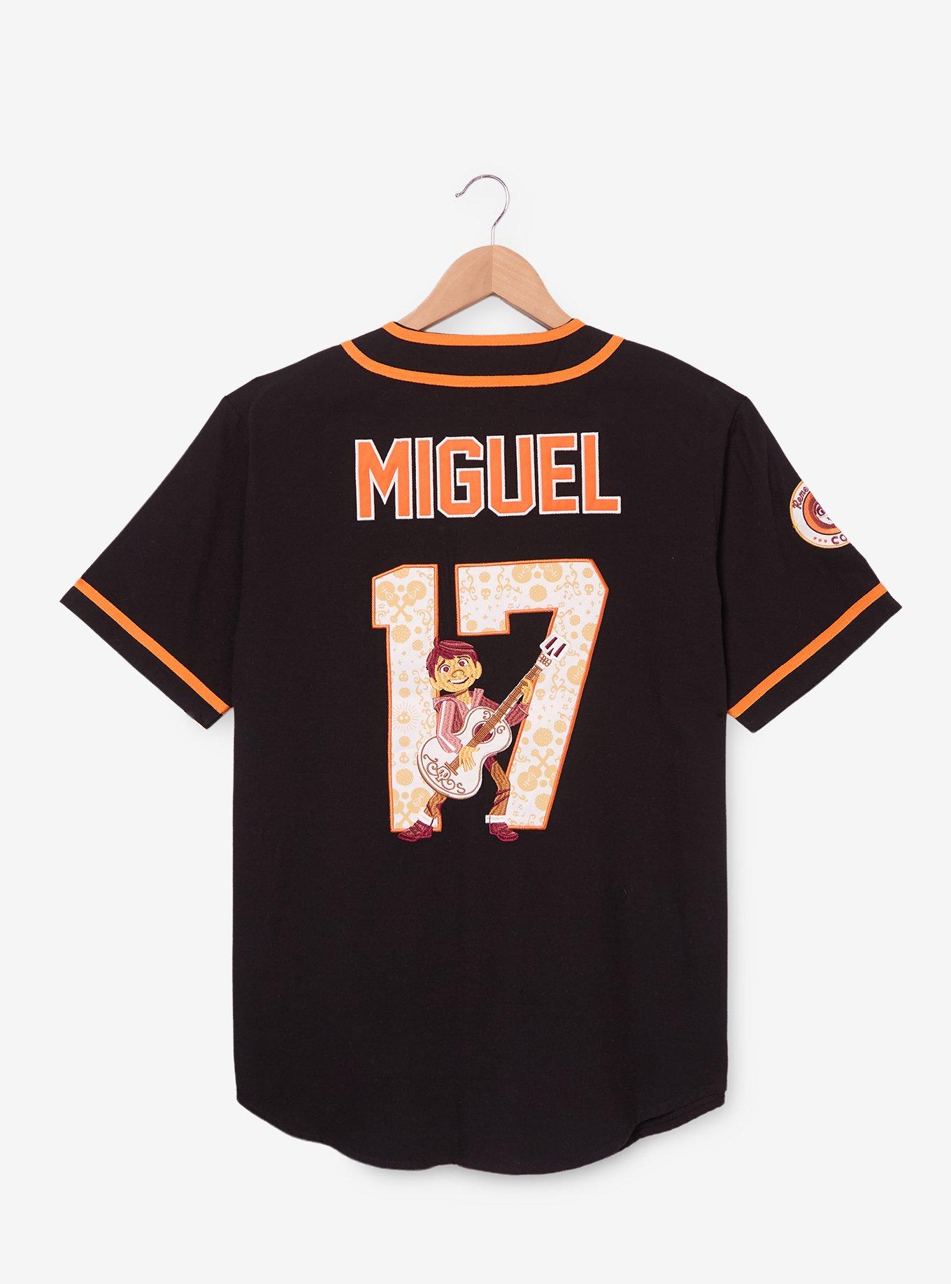 Disney Pixar Coco Land of the Dead Miguel Baseball Jersey - BoxLunch Exclusive
