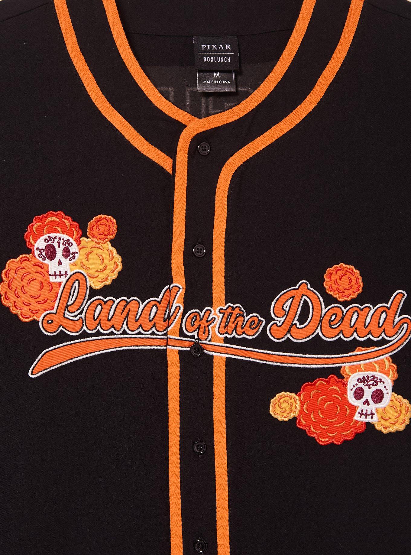 Disney Pixar Coco Land of the Dead Miguel Baseball Jersey - BoxLunch Exclusive, BLACK, alternate - view 3