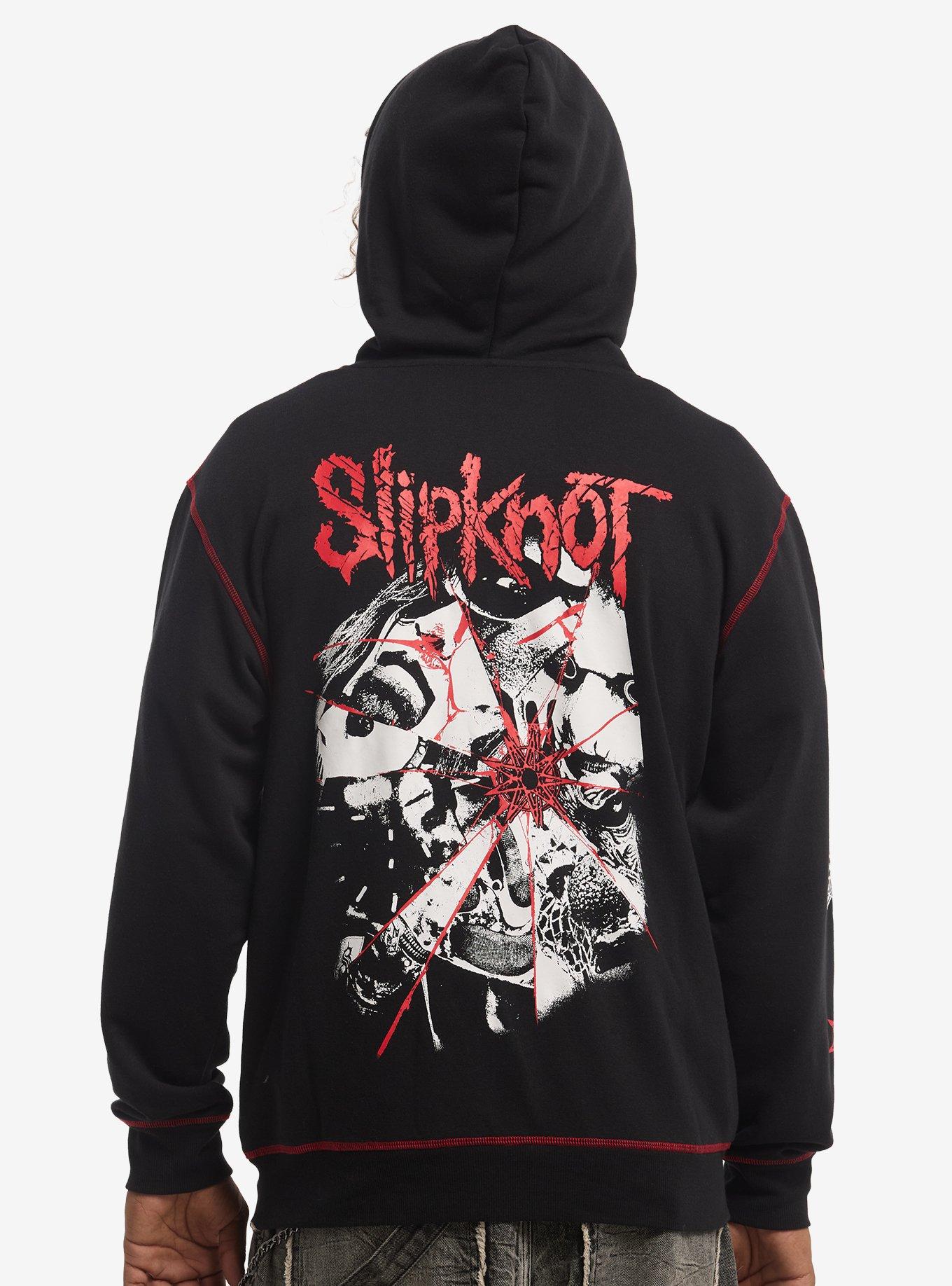 Slipknot Shattered Logo Hoodie, , hi-res