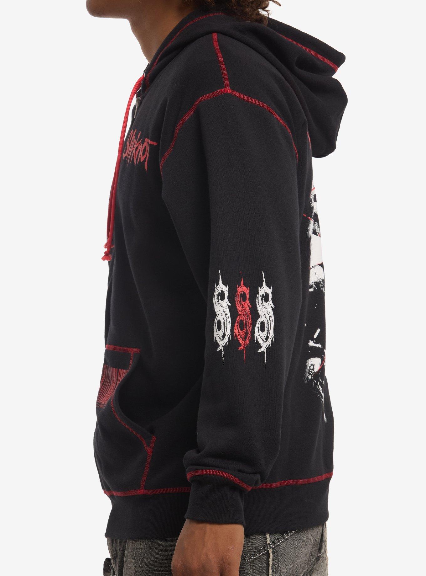 Slipknot Shattered Logo Hoodie, BLACK, alternate - view 4