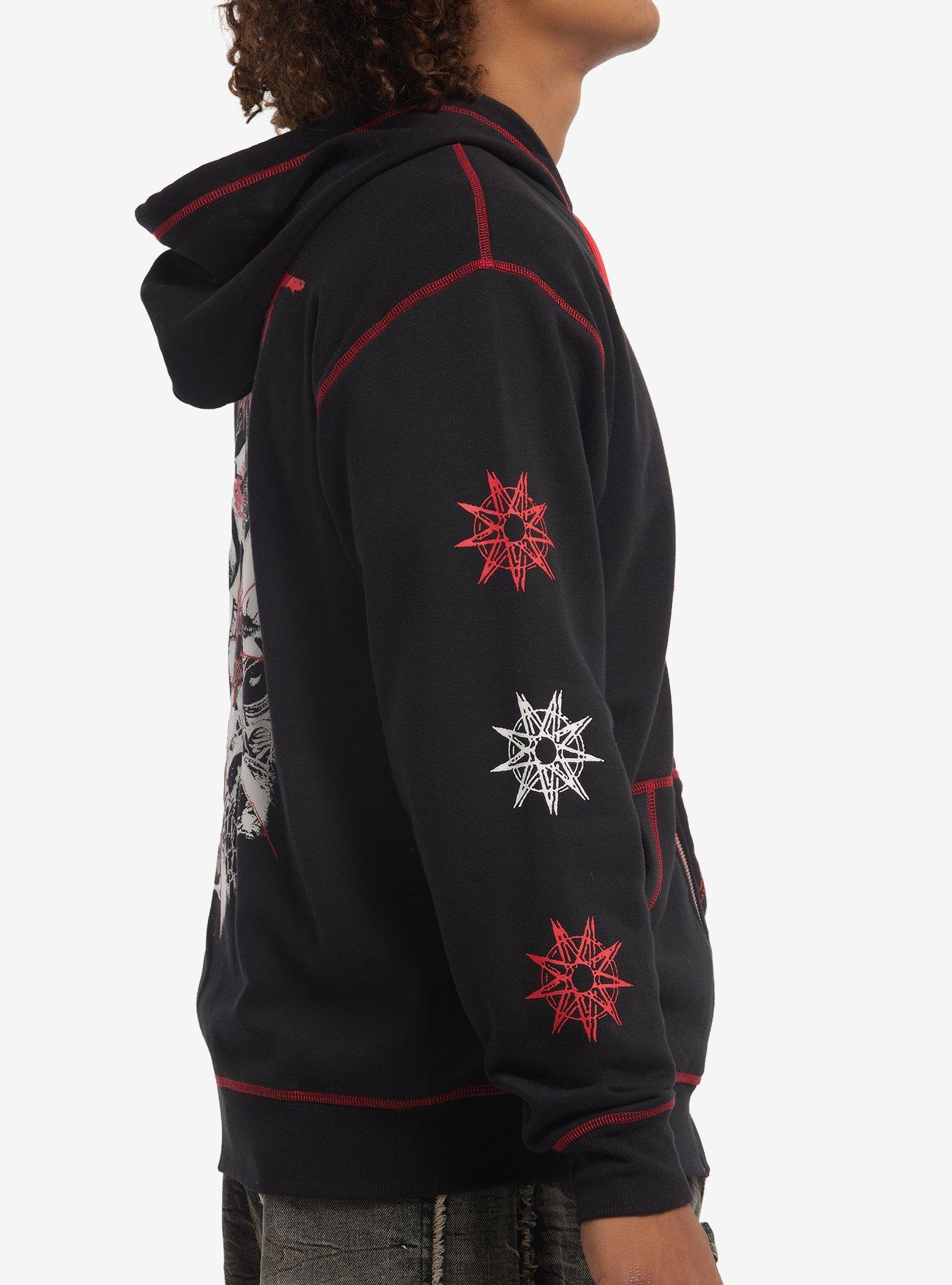 Slipknot Shattered Logo Hoodie, BLACK, alternate - view 5