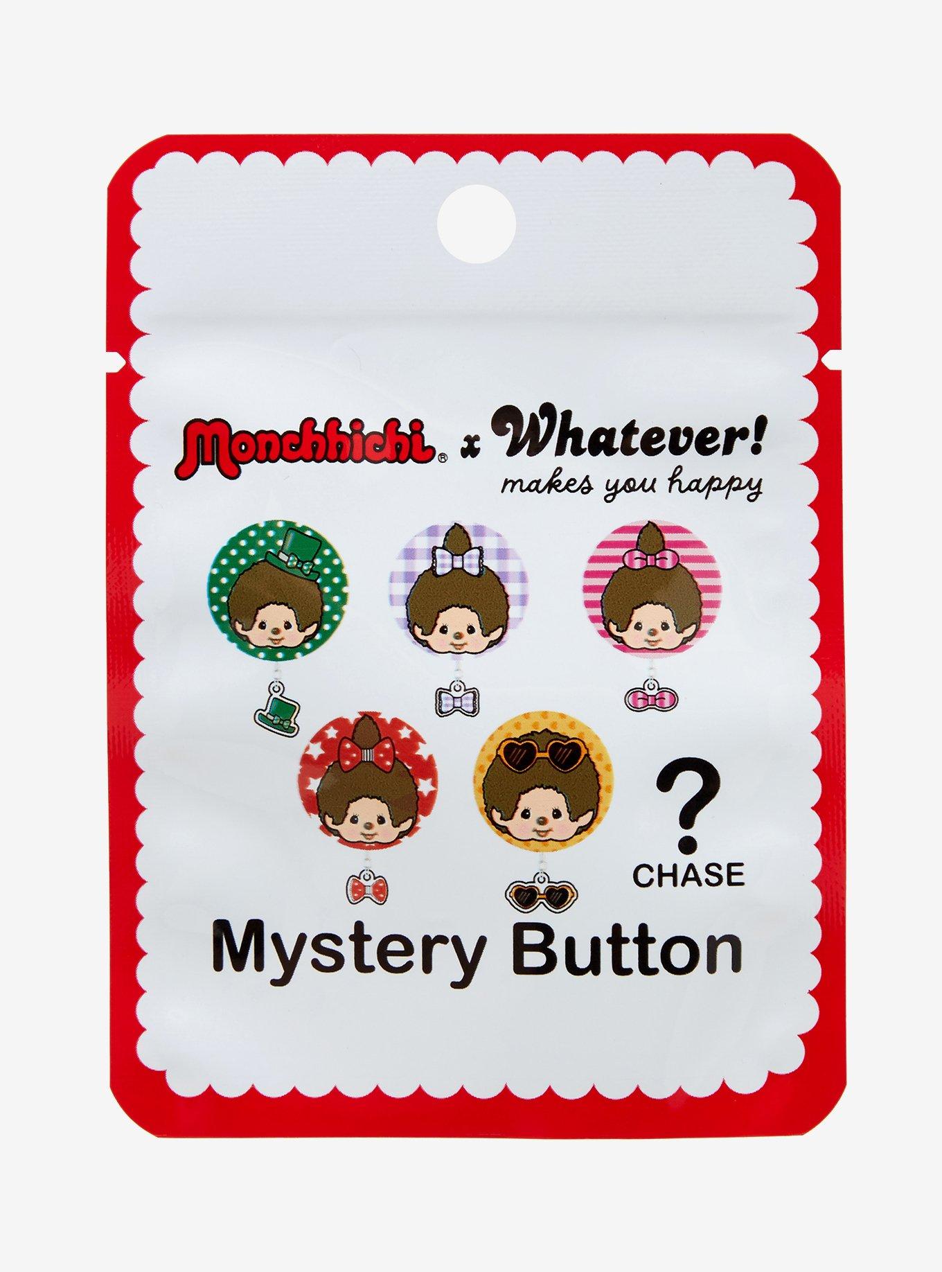 Whatever! Makes You Happy Monchhichi Blind Bag Button, , alternate - view 3