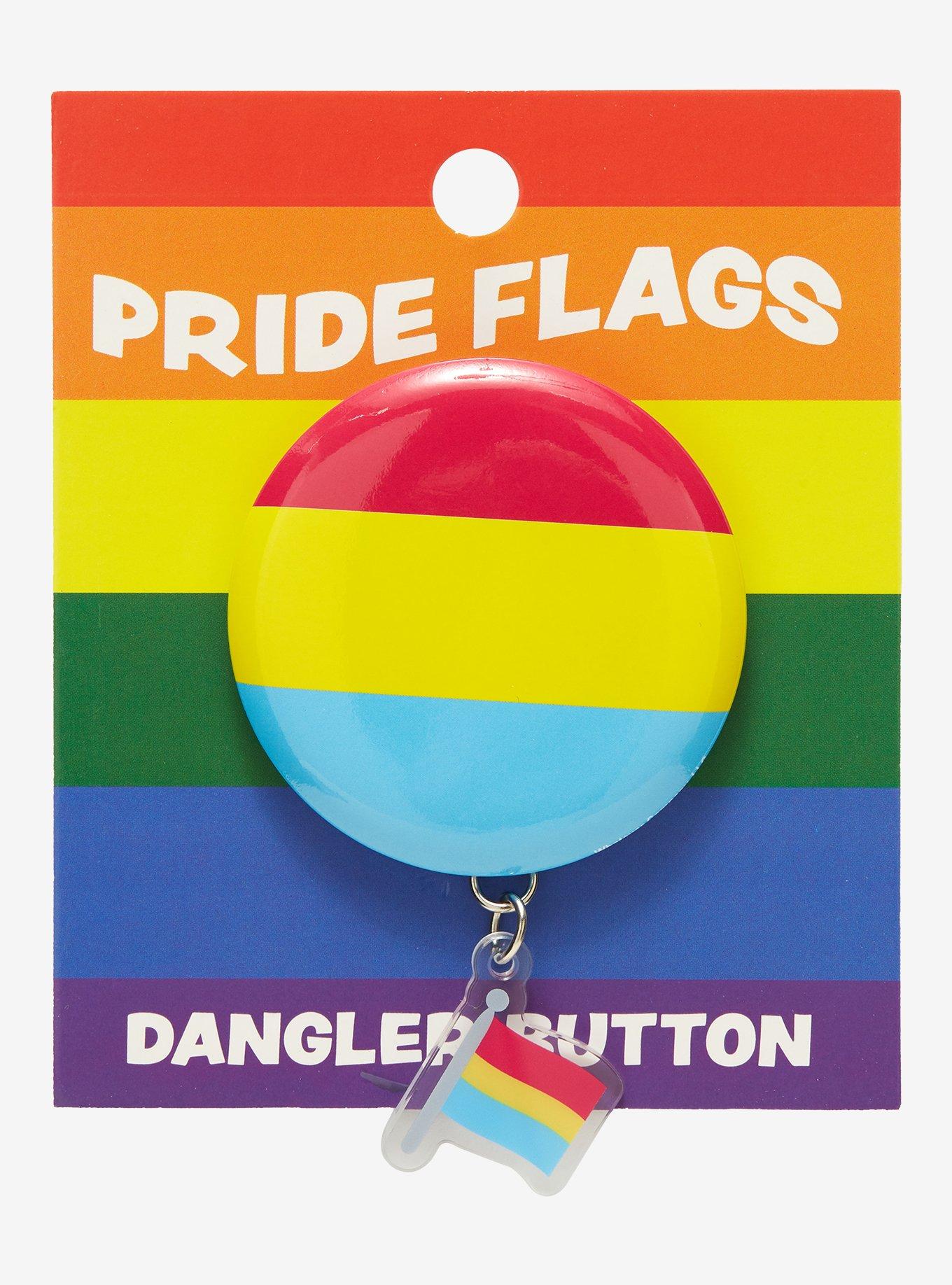 Pansexual Pride Flag Button, , hi-res