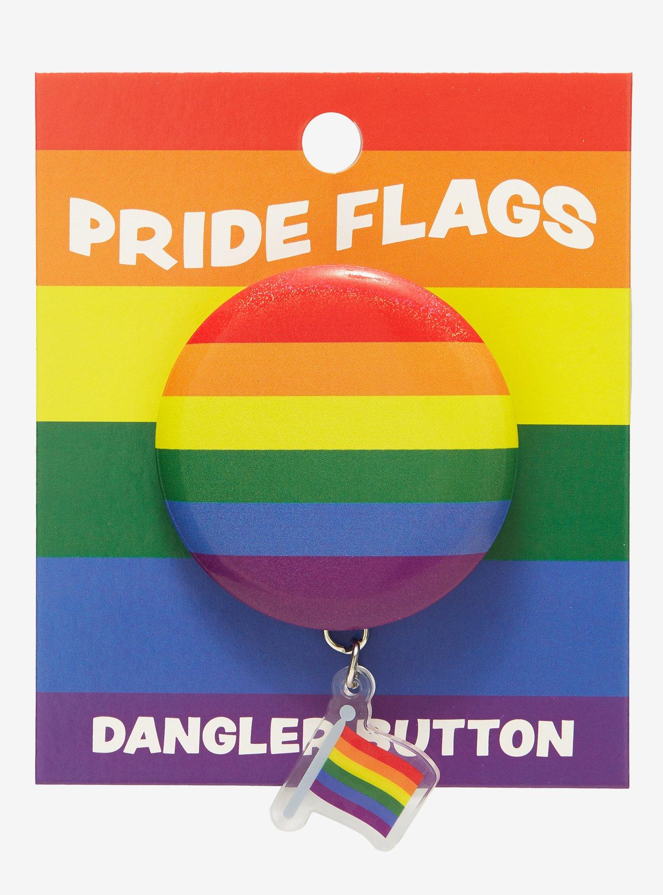 Pride Flag Button, , hi-res