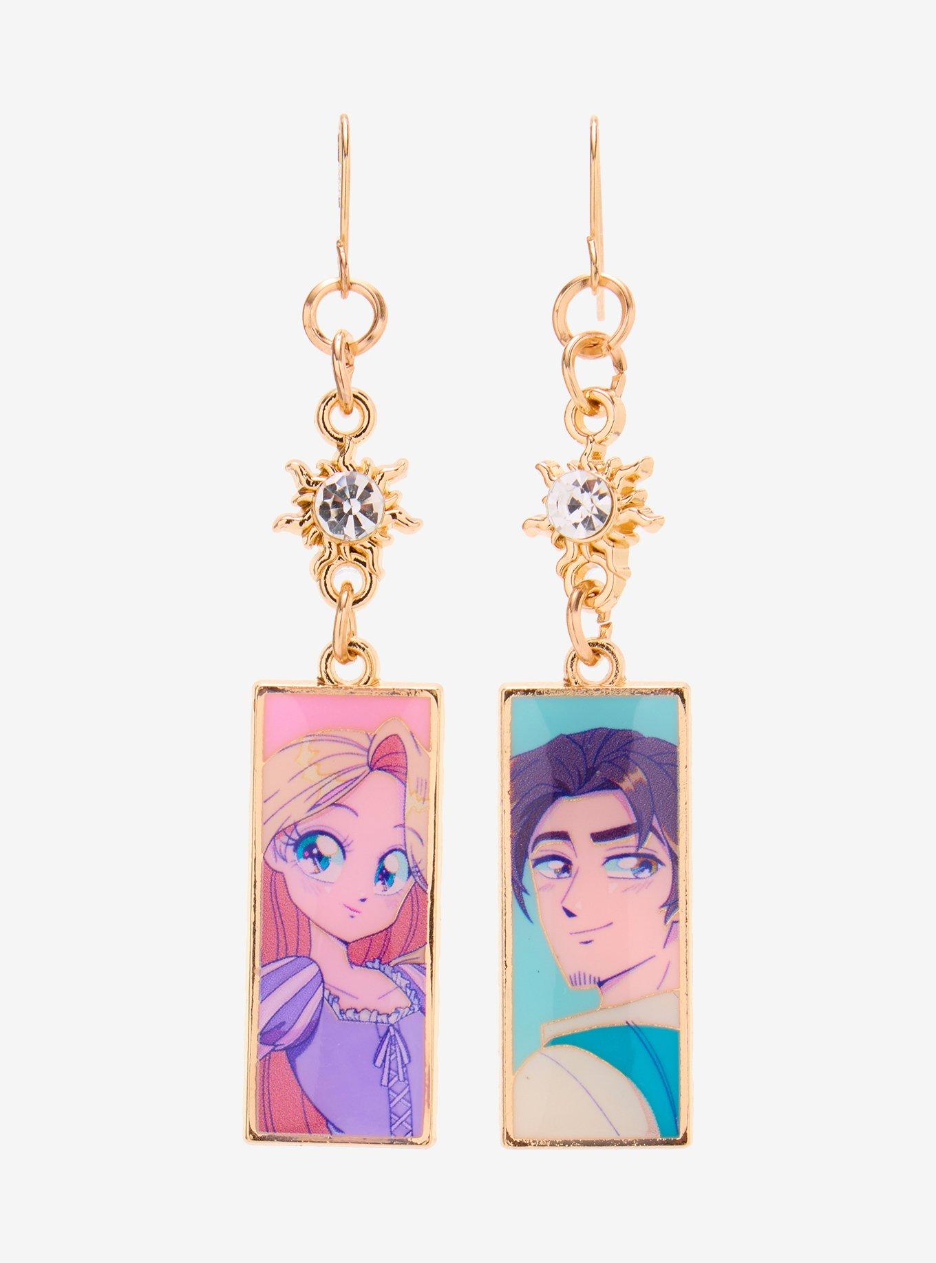 Disney Tangled Drop Earrings, , hi-res