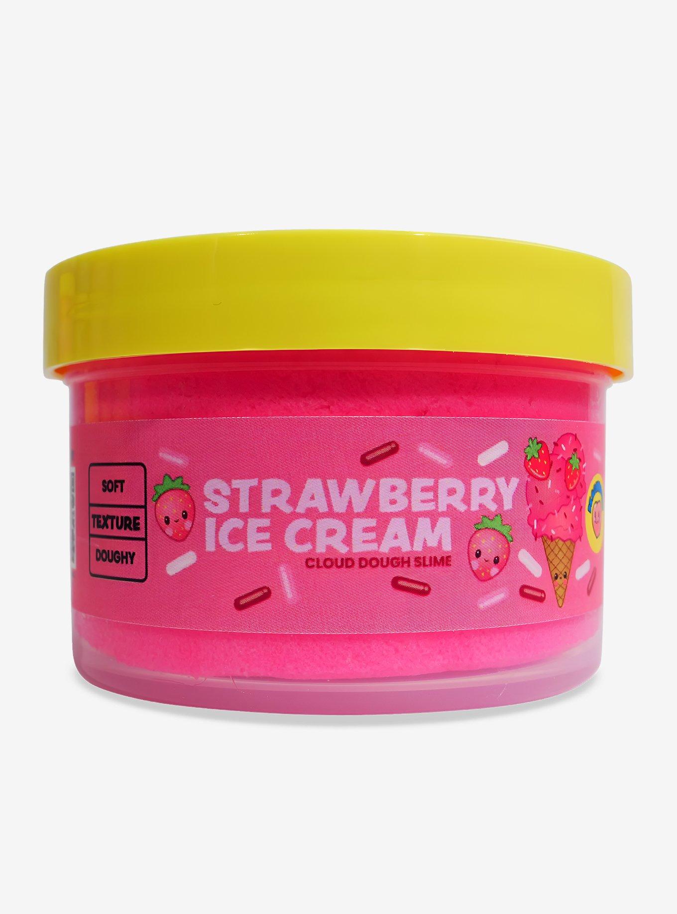 PeachyBbies Strawberry Ice Cream Cloud Dough Slime, , hi-res
