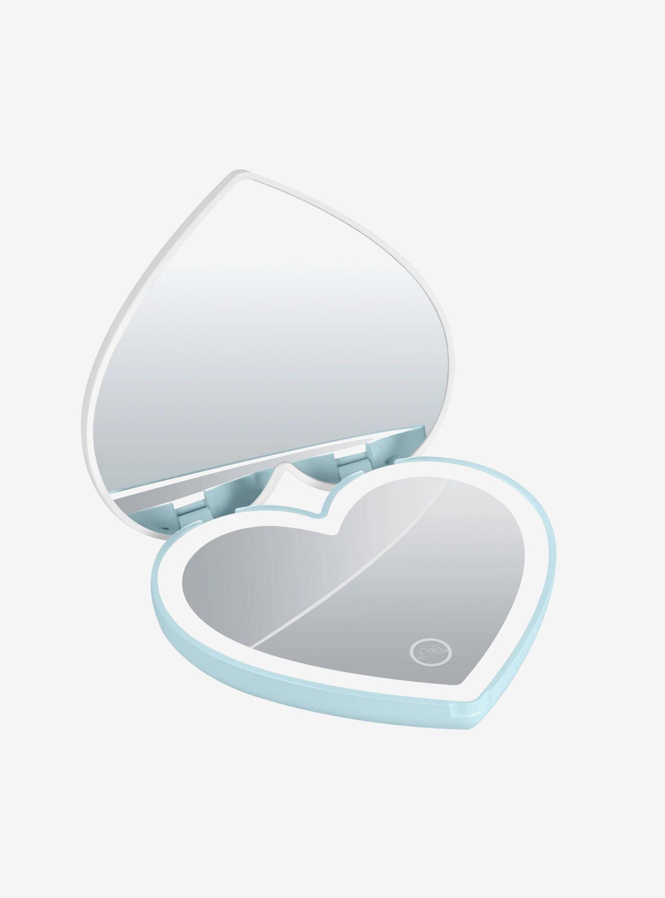 Cinnamoroll Lovely Ribbon LED Heart Compact Mirror, , hi-res
