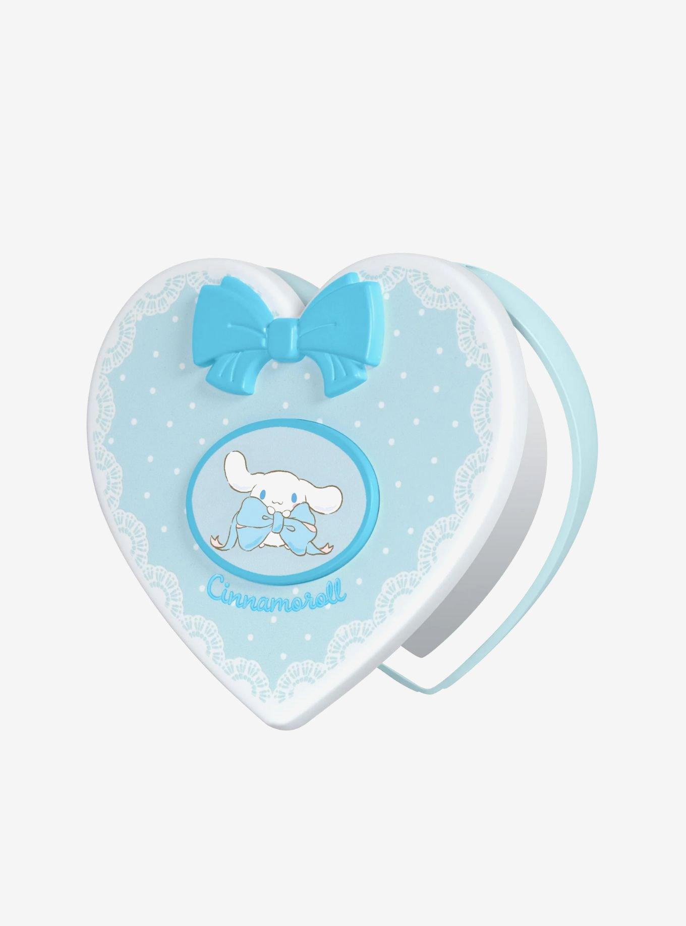 Cinnamoroll Lovely Ribbon LED Heart Compact Mirror, , alternate