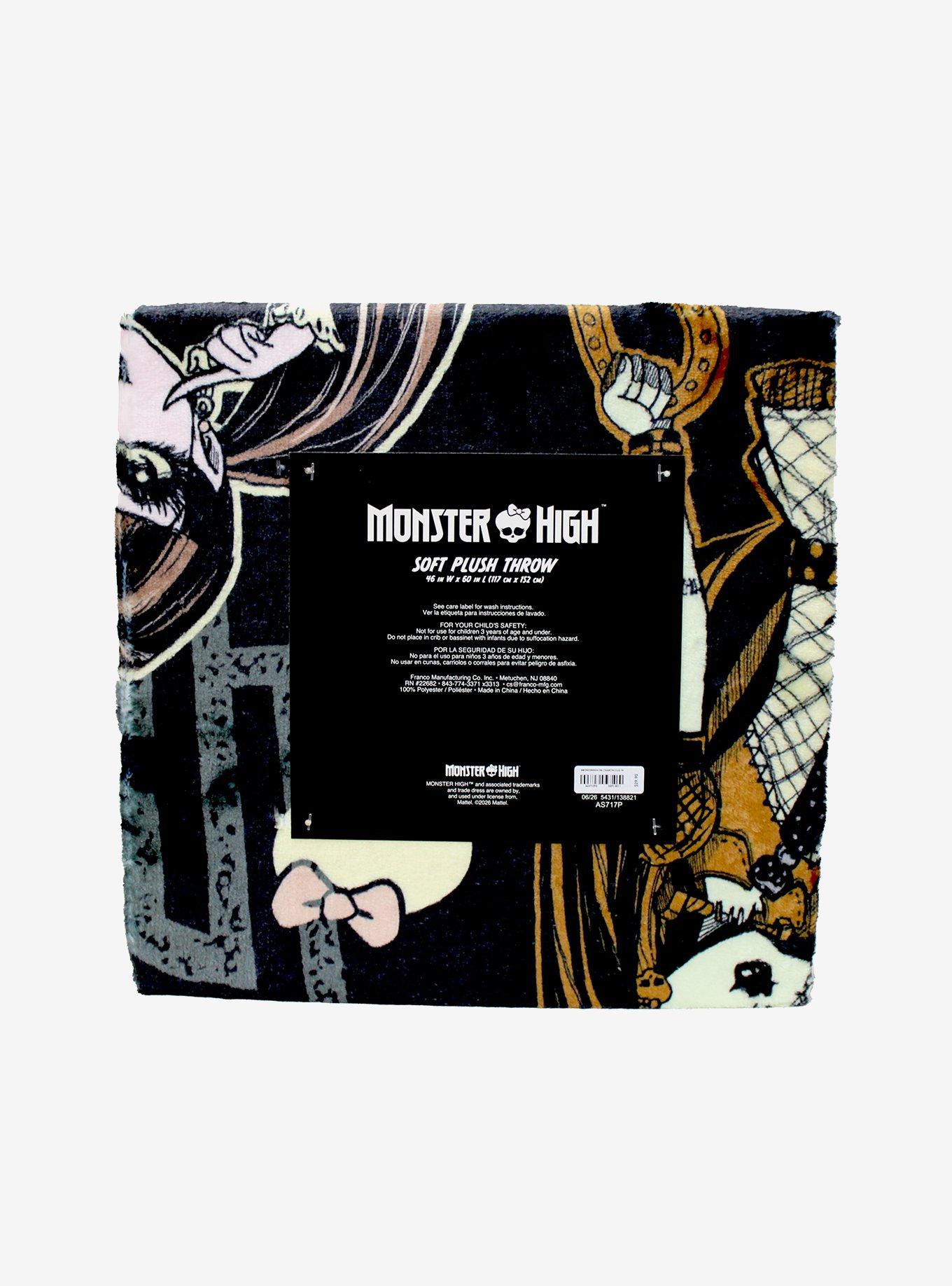 Monster High Sepia Throw Blanket, , alternate - view 3