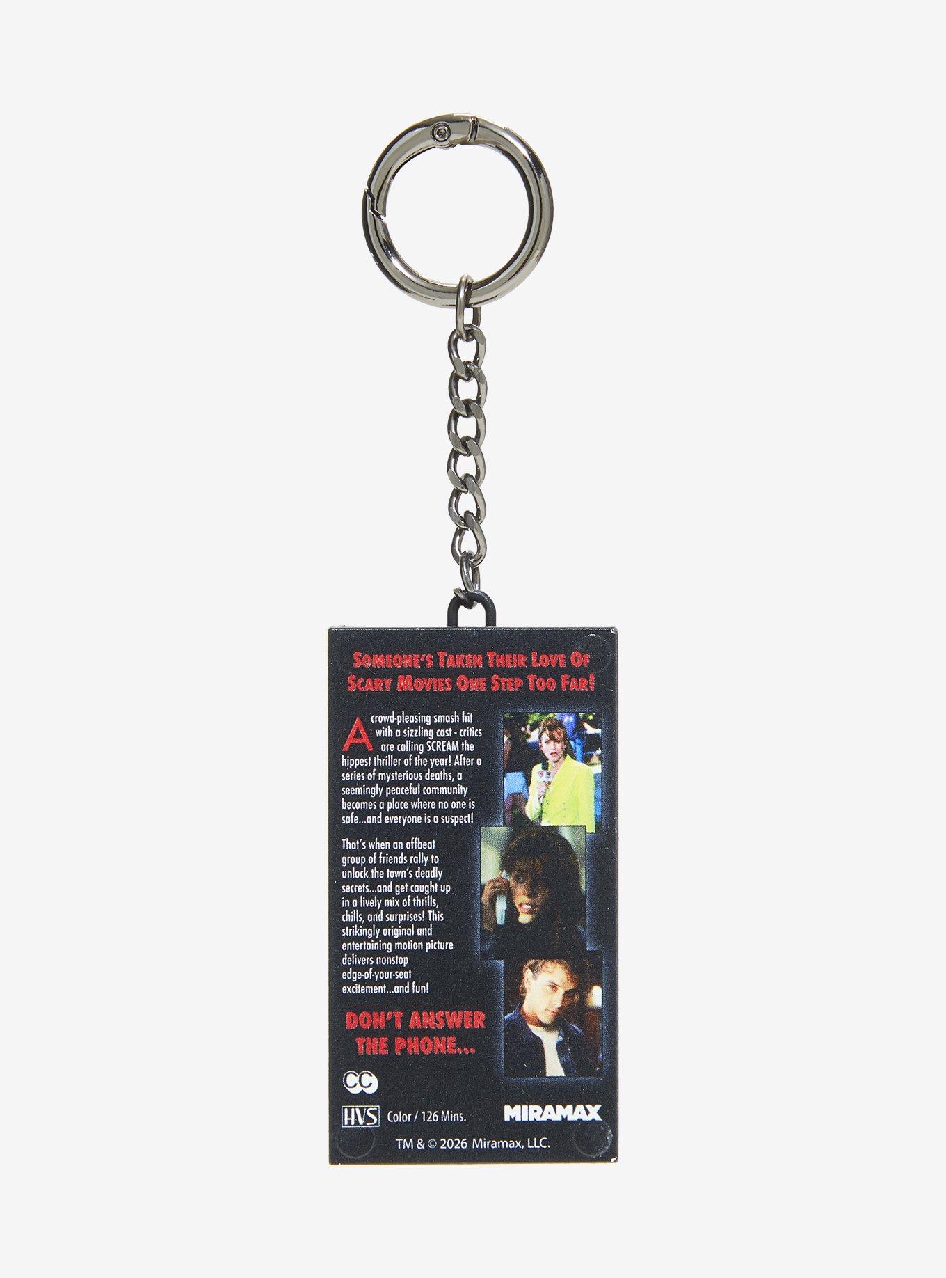 Scream VHS Poster Sliding Keychain &mdash; BoxLunch Exclusive, , hi-res