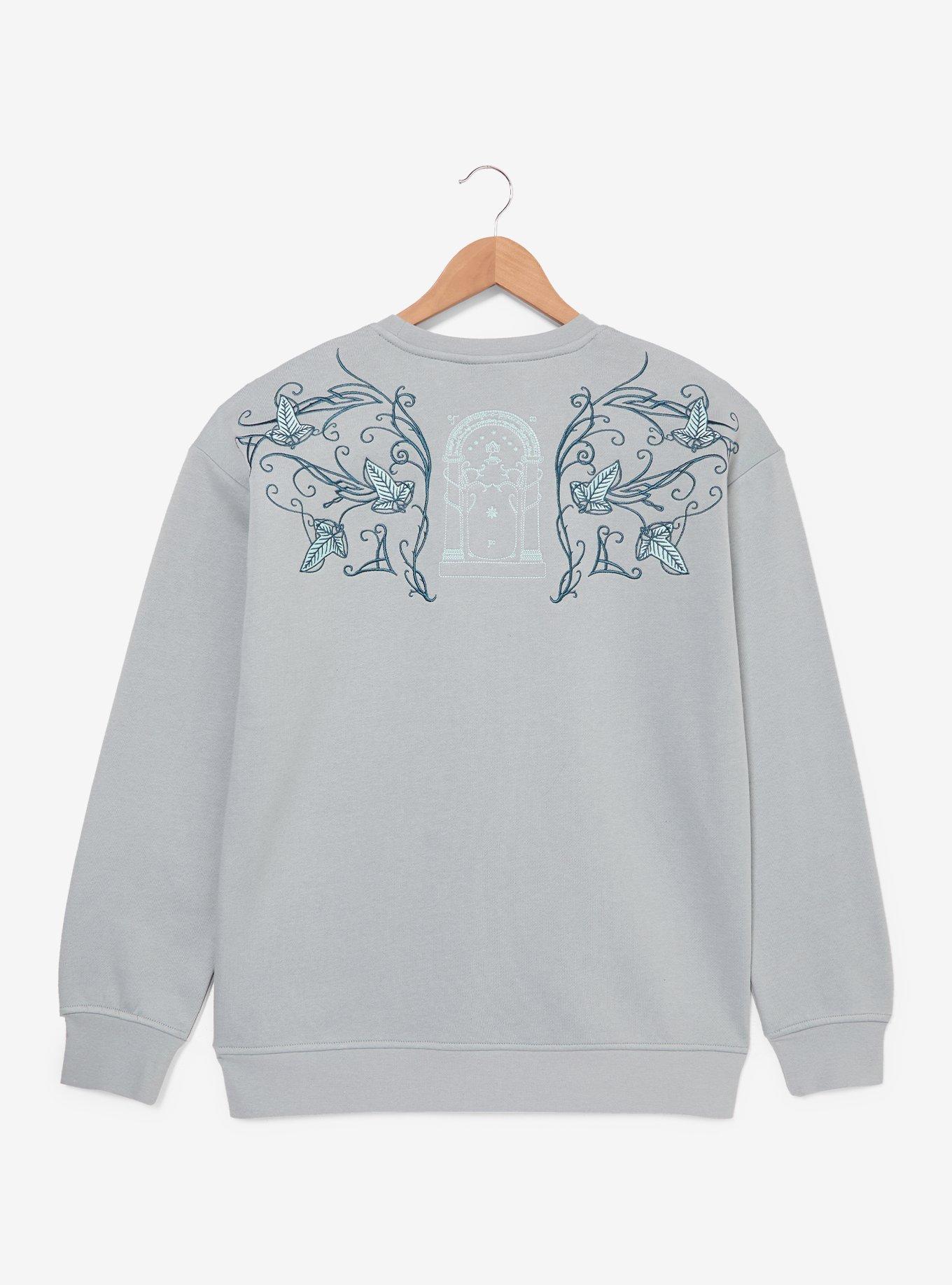 the Lord of Rings Elven Doors Durin Glow-in-the-Dark Crewneck - BoxLunch Exclusive