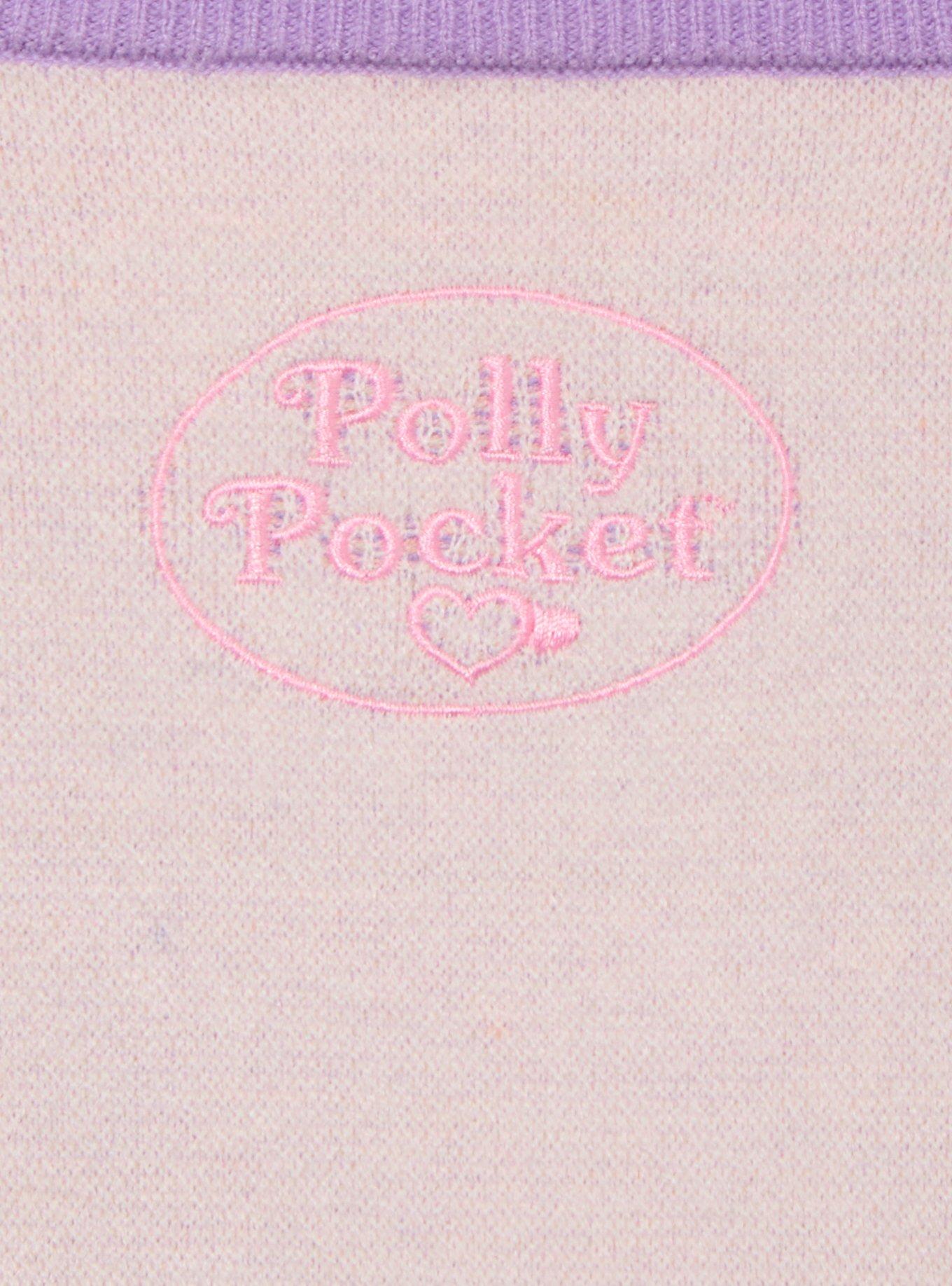 Polly Pocket House Women's Plus Size Cardigan - BoxLunch Exclusive, LAVENDER, alternate - view 4