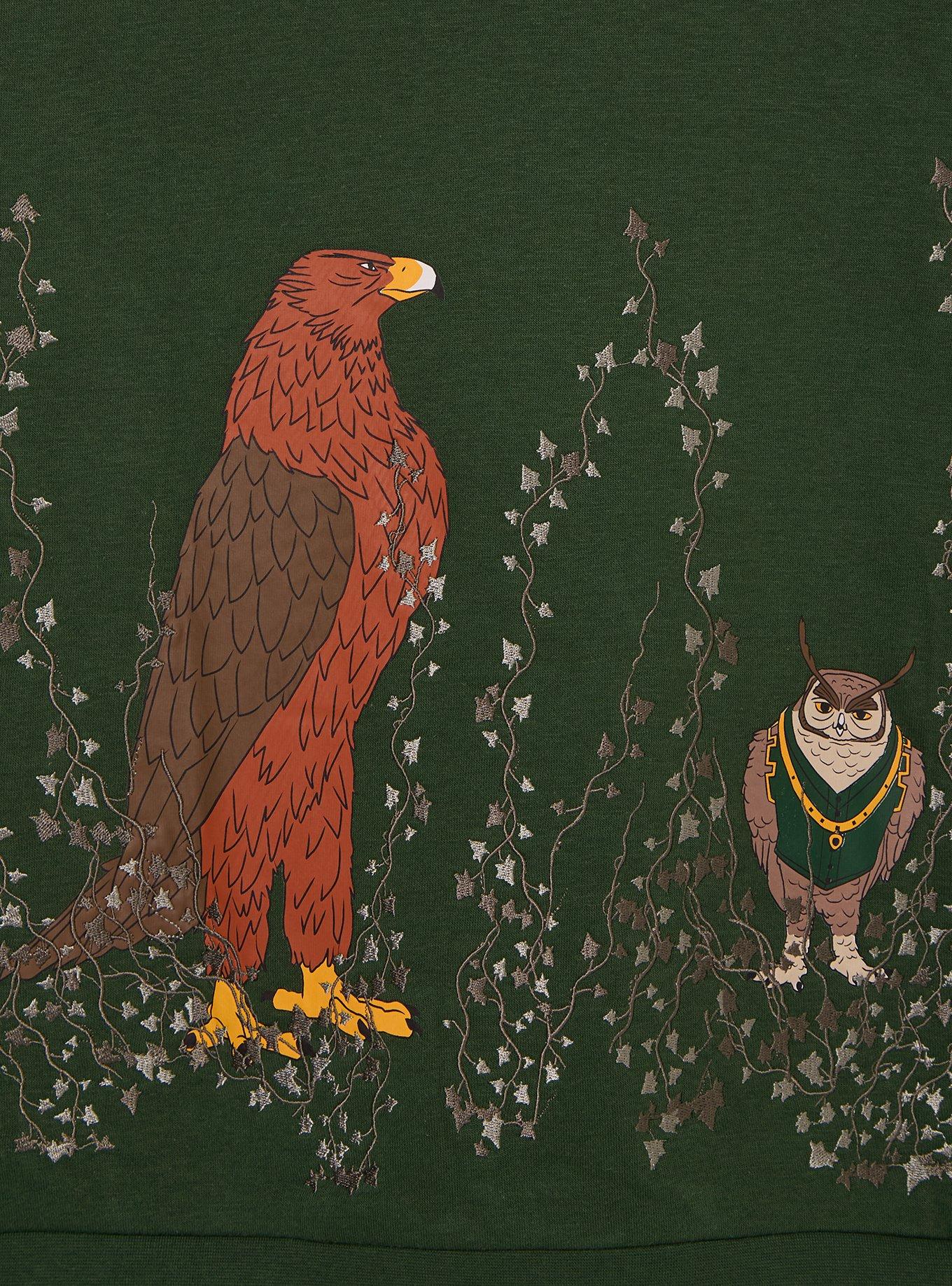 Wildwood Characters Lineup Women's Crewneck - BoxLunch Exclusive, FOREST GREEN, alternate - view 4