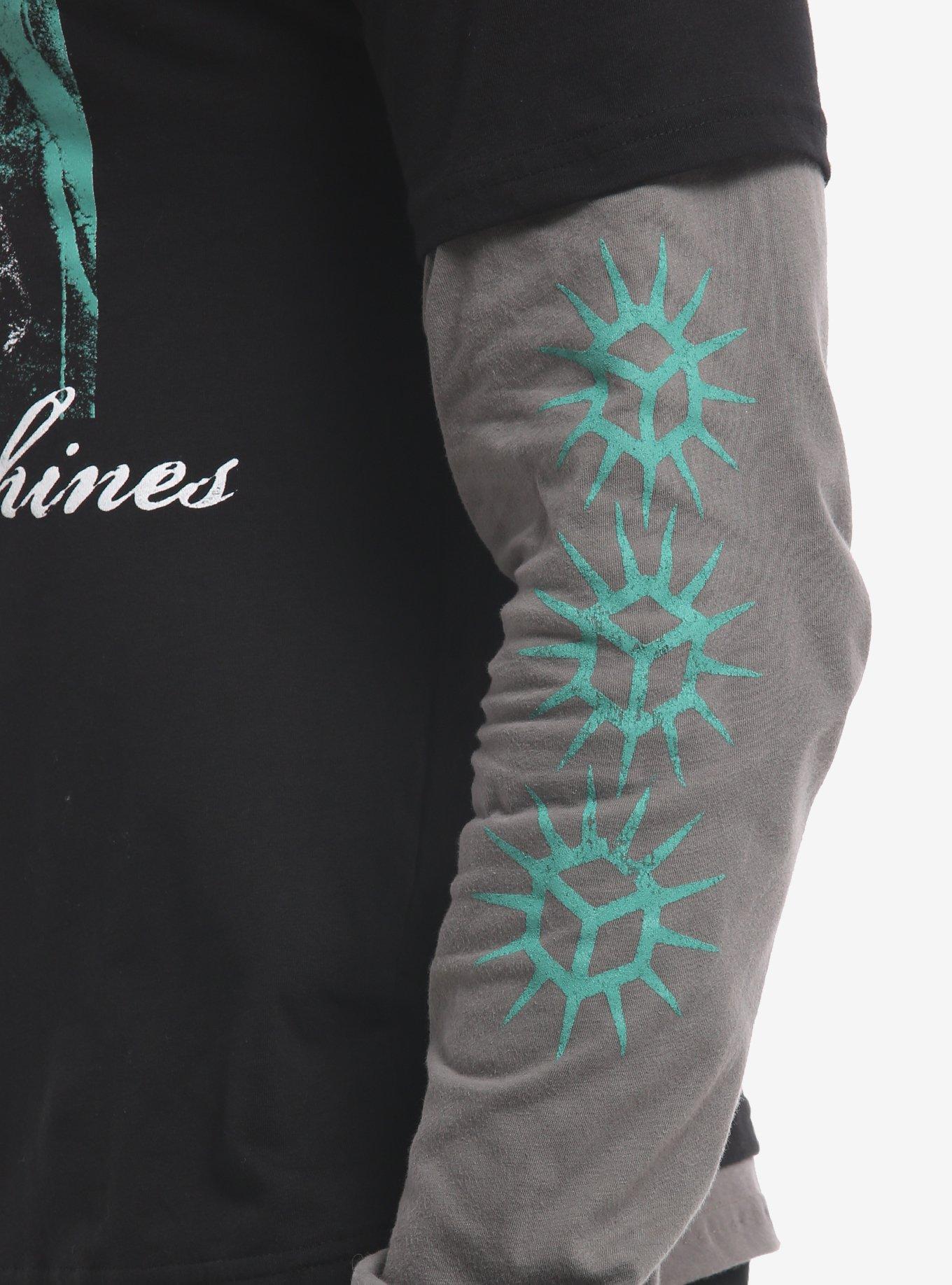 Pierce The Veil Selfish Machines Twofer Long-Sleeve T-Shirt, BLACK, alternate - view 4