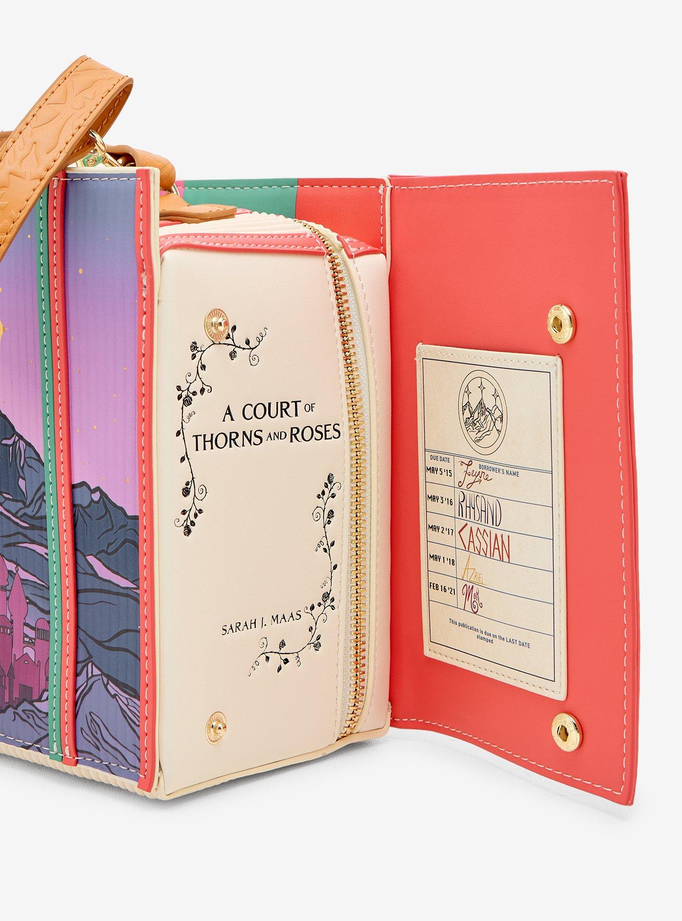 Loungefly A Court Of Thorns And Roses Books Crossbody Bag, , alternate - view 6