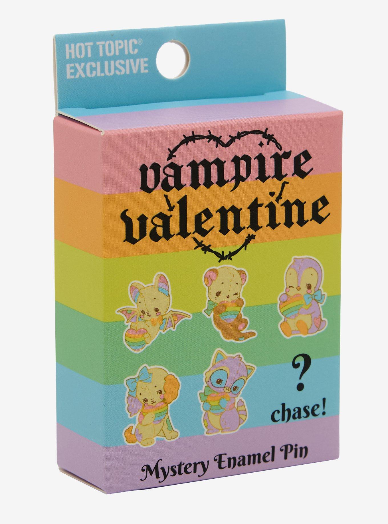 Vampire Valentine Rainbow Blind Box Enamel Pin, , hi-res
