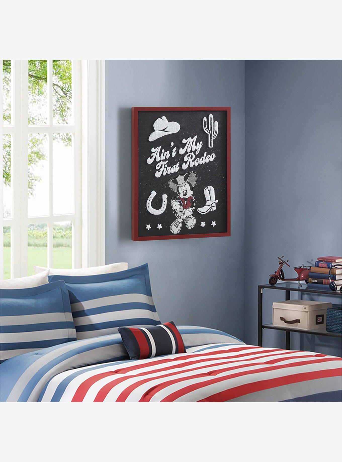 Disney Mickey Mouse Western Tufted Wall Art, , hi-res