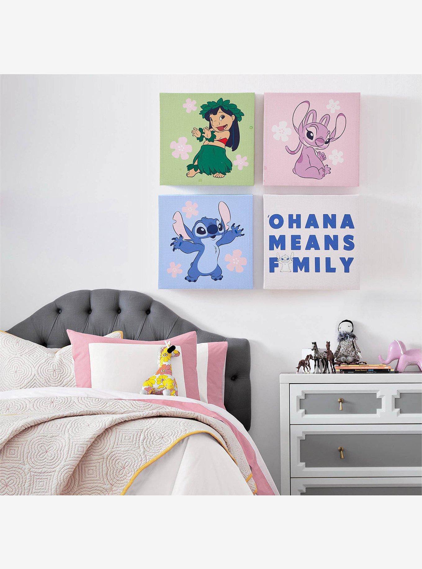 Disney Lilo & Stitch and Angel 4-Piece Canvas Wall Art, , hi-res