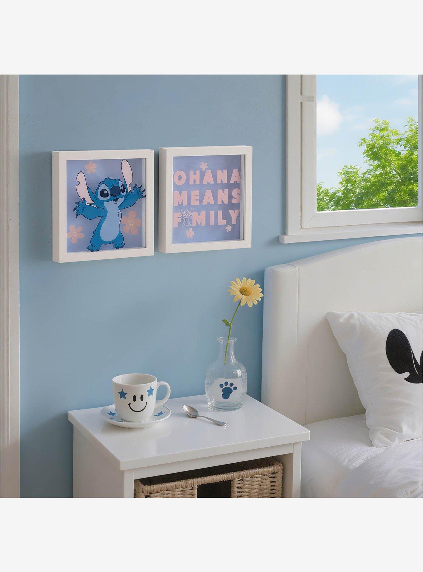Disney Lilo & Stitch "Ohana Means Family" 2-Piece Dual Layer Wall Art, , hi-res