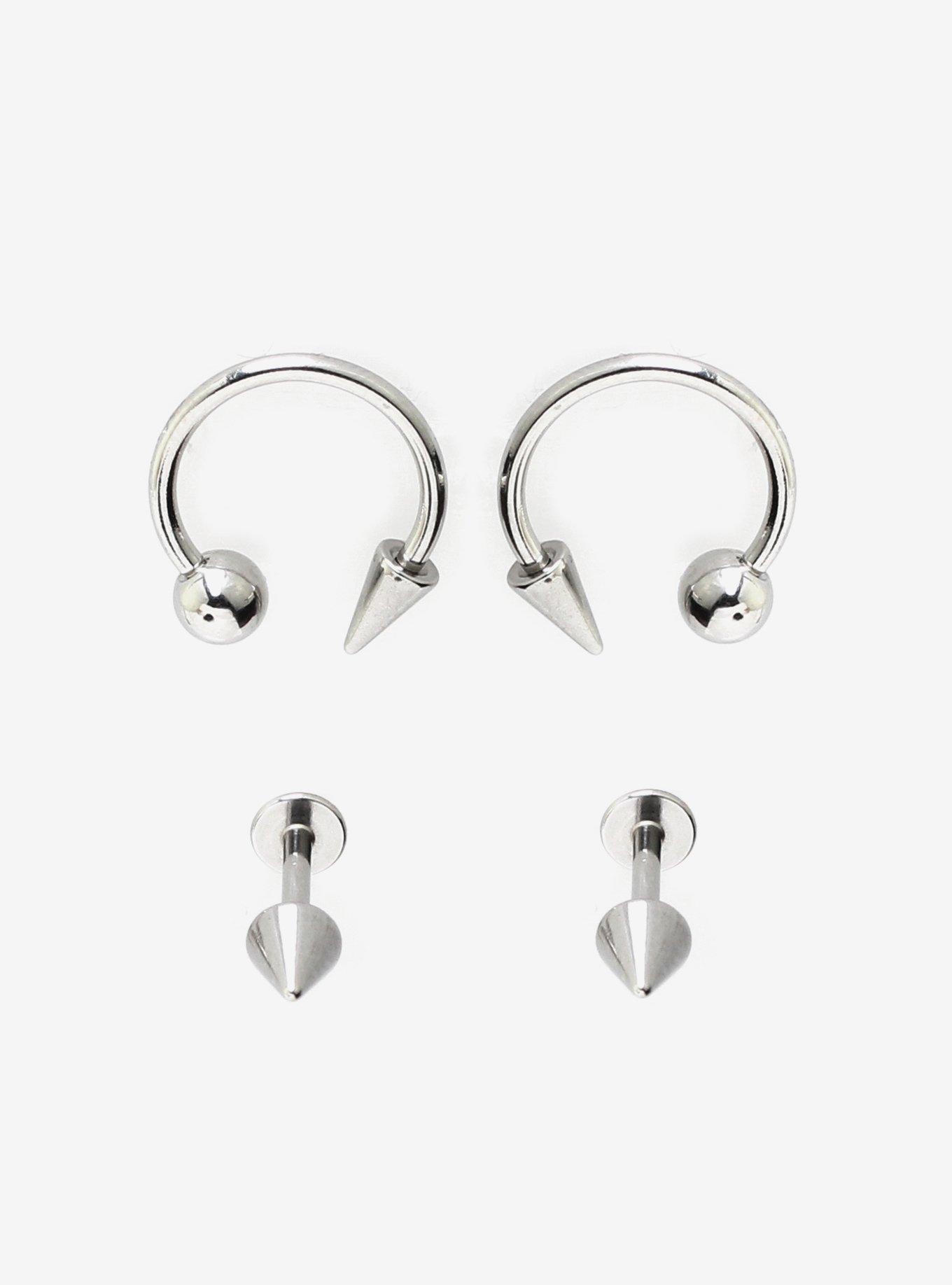 16G Steel Snake Bite 4 Pack, , hi-res