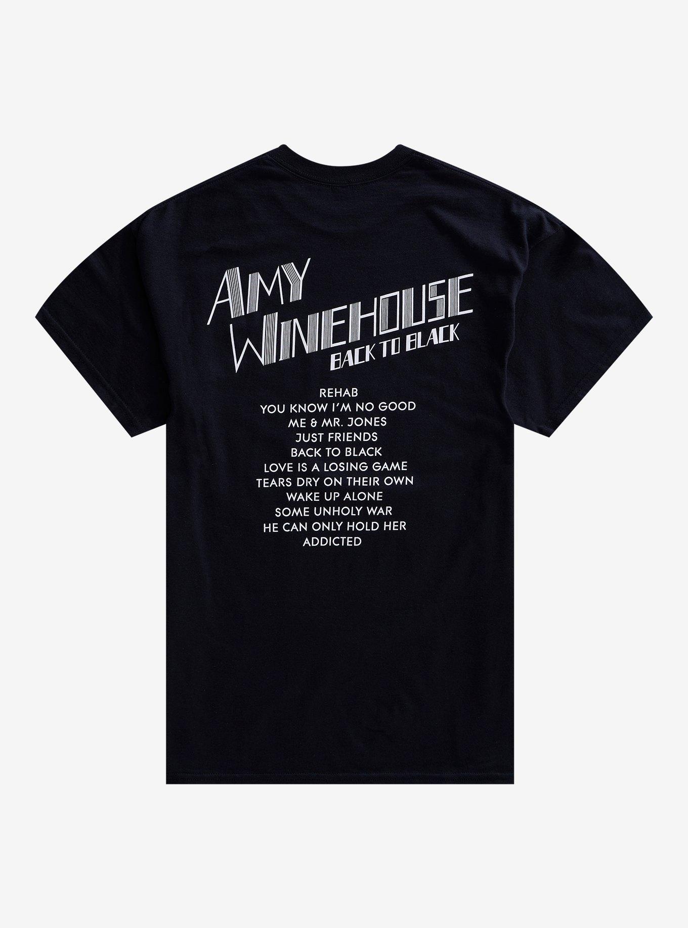 Amy Winehouse Back To Black Tracklist T-Shirt, , hi-res
