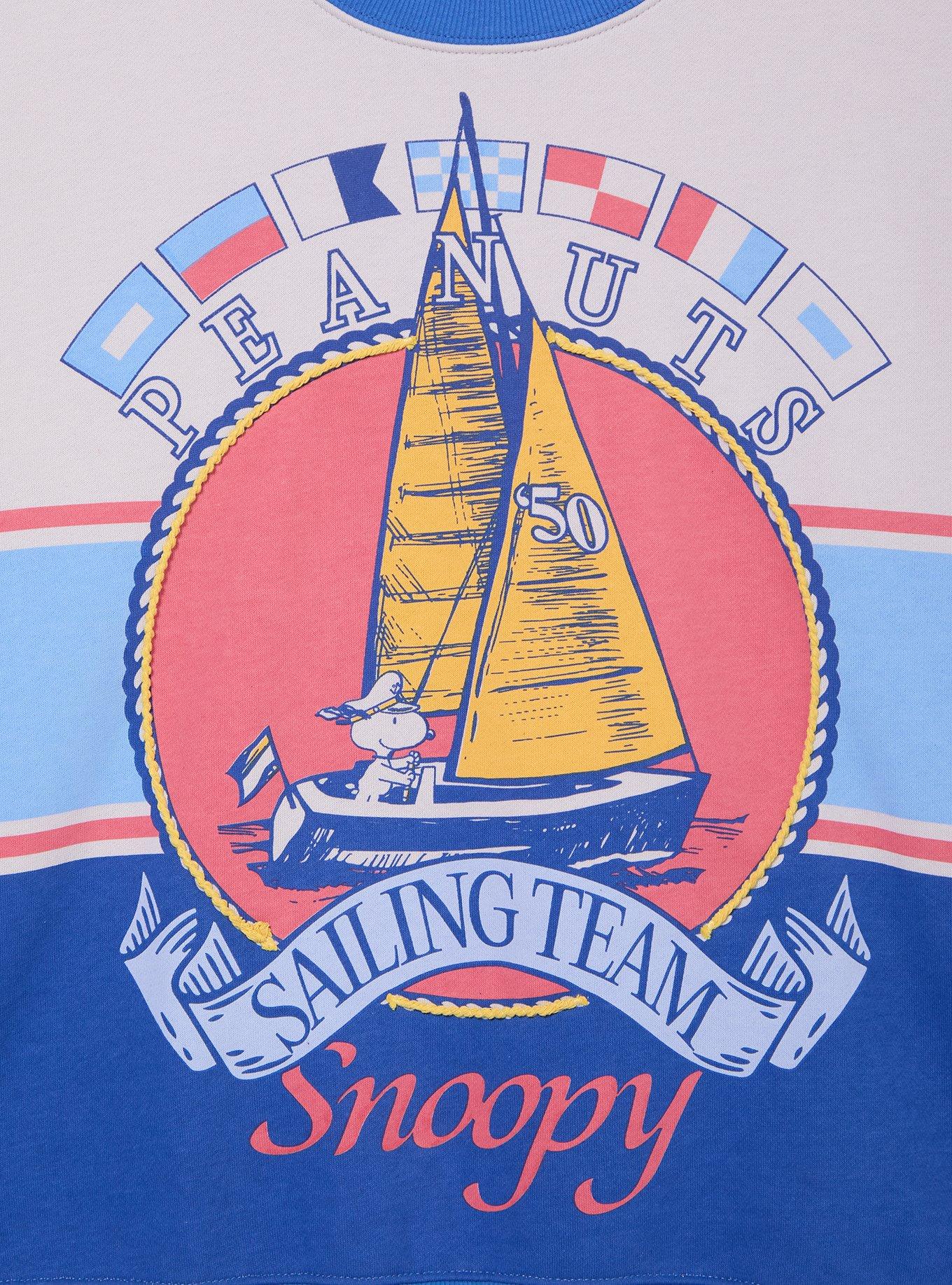 Peanuts Snoopy Sailing Team Crewneck, , hi-res