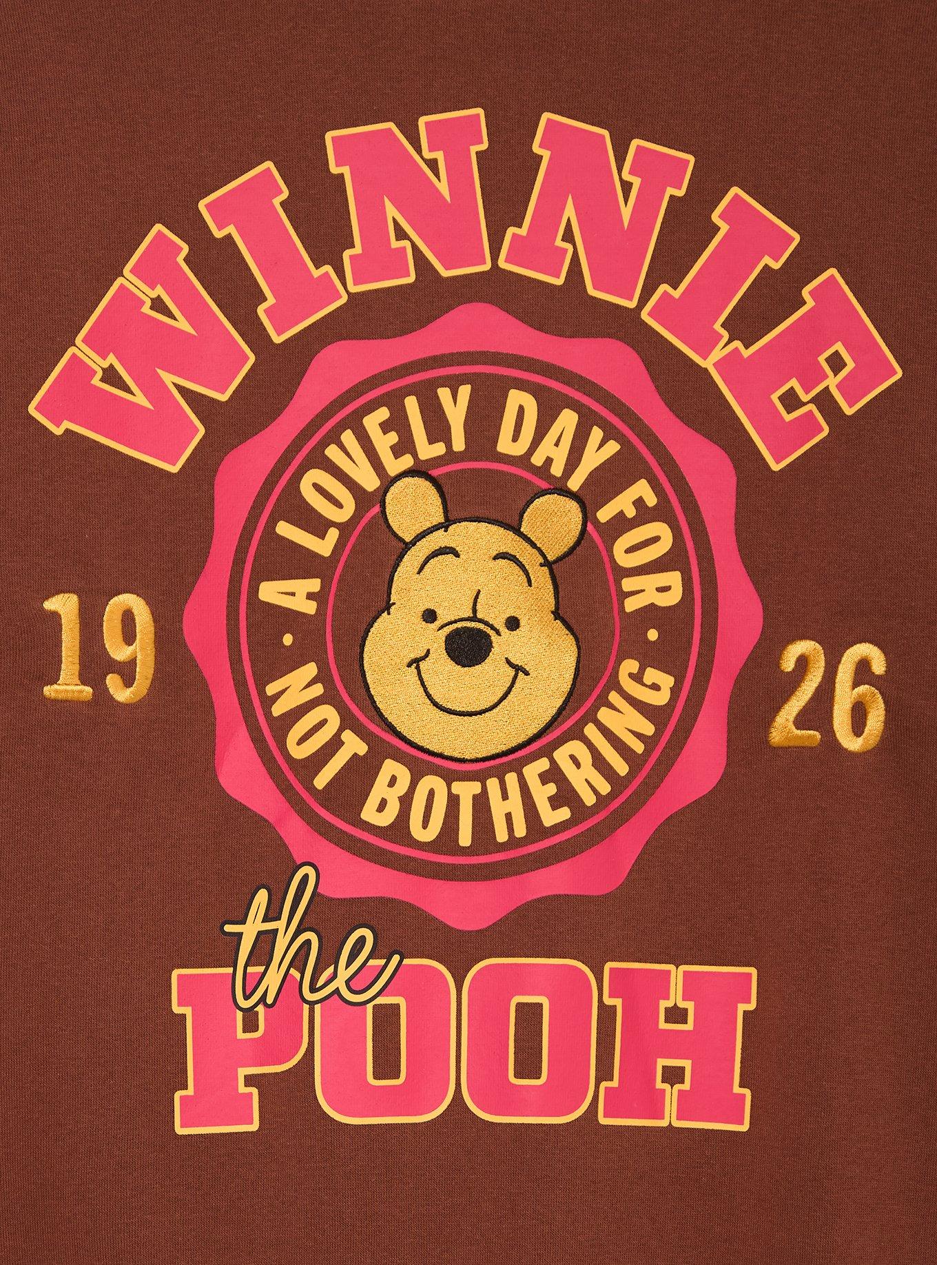 Disney Winnie the Pooh Vintage Badge Crewneck - BoxLunch Exclusive, , hi-res
