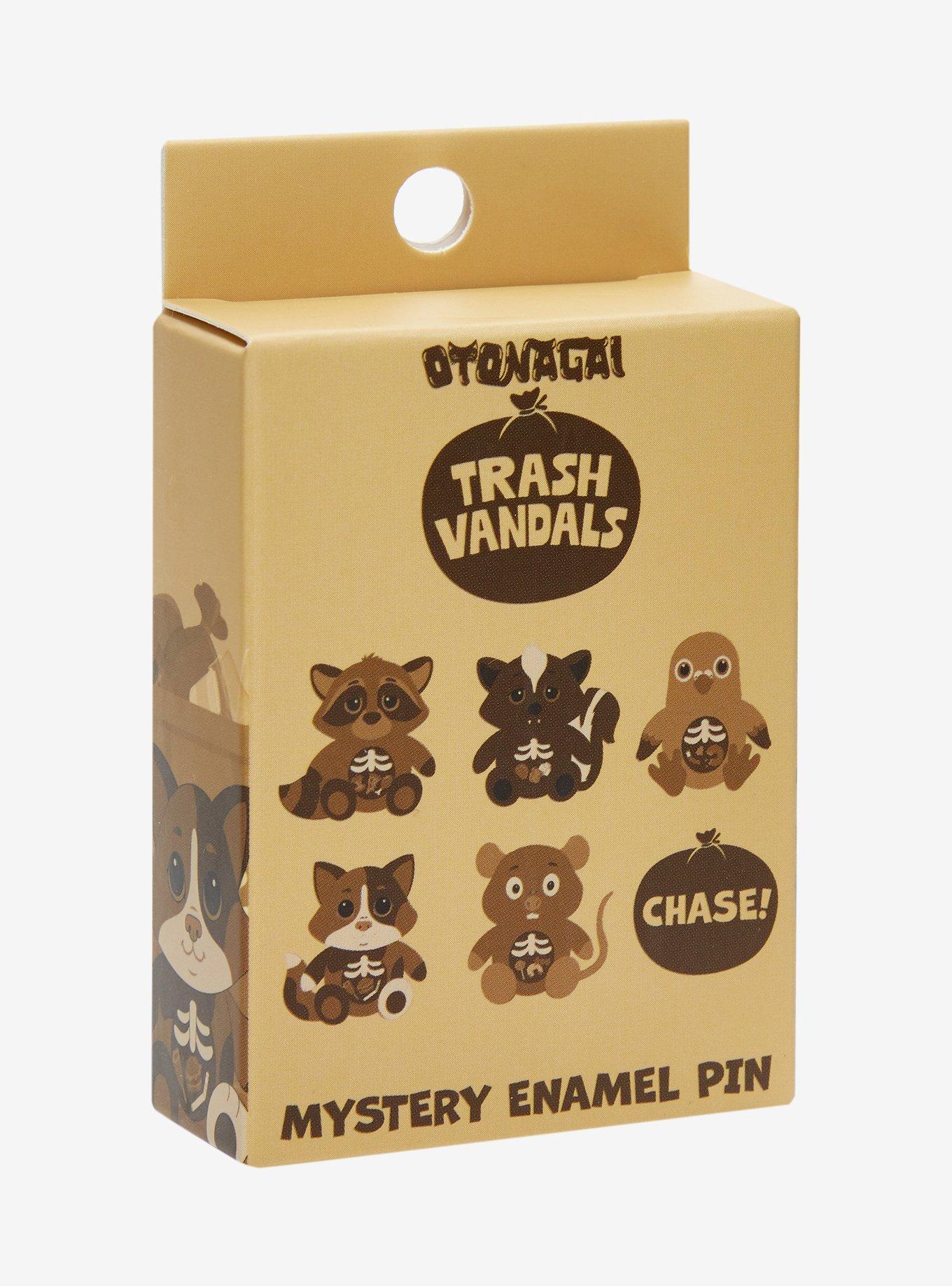 Otonagai Trash Vandals Blind Box Enamel Pin Hot Topic Exclusive, , alternate - view 3