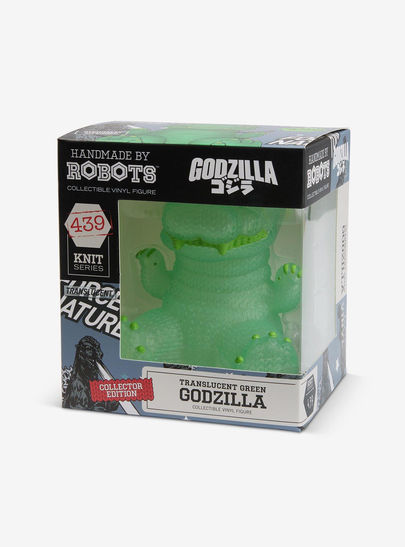 Handmade By Robots Godzilla (Green Translucent) Vinyl Figure, , alternate