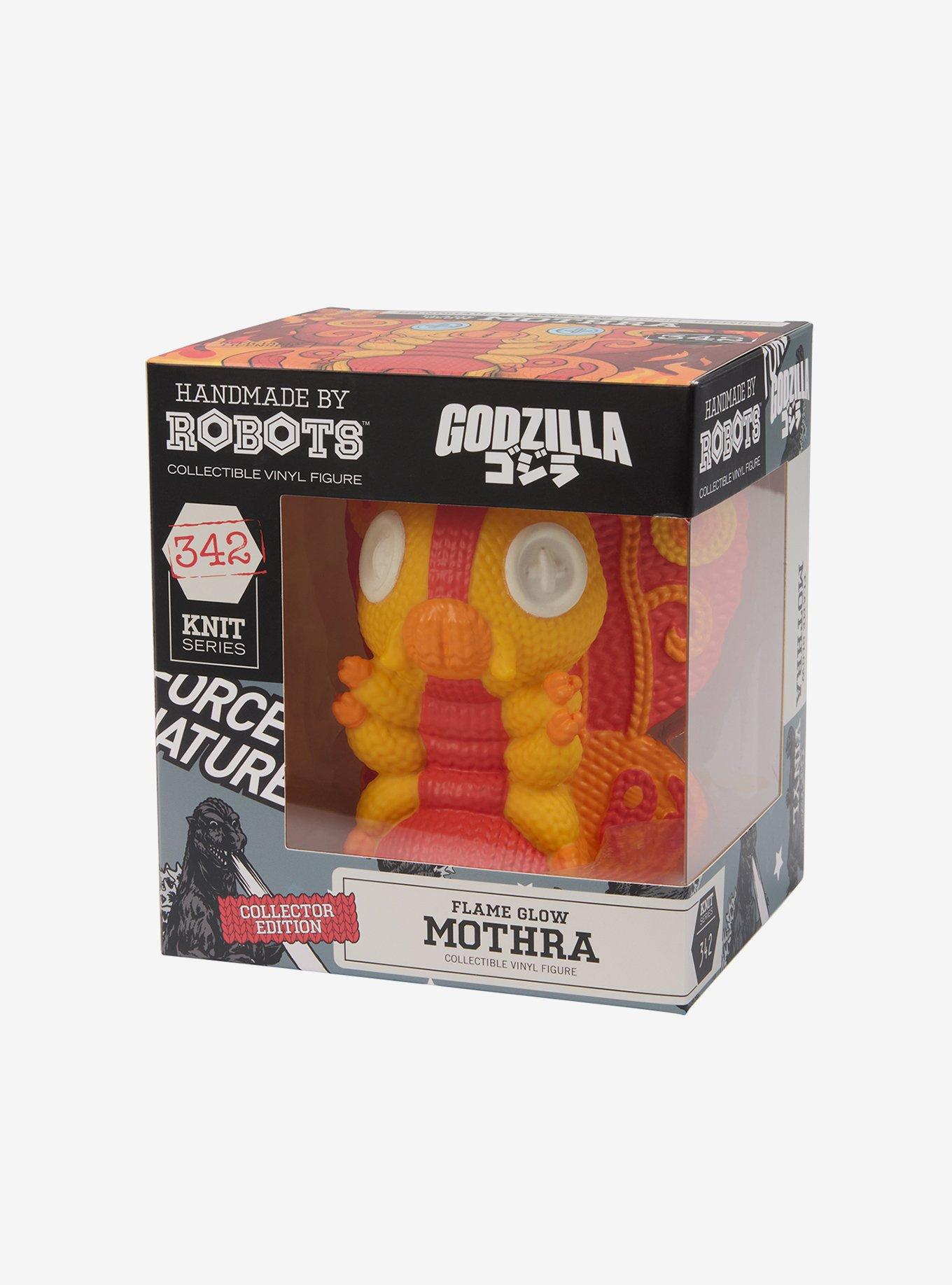 Handmade By Robots Godzilla Mothra #342 (Flame Glow In The Dark) Vinyl Figure