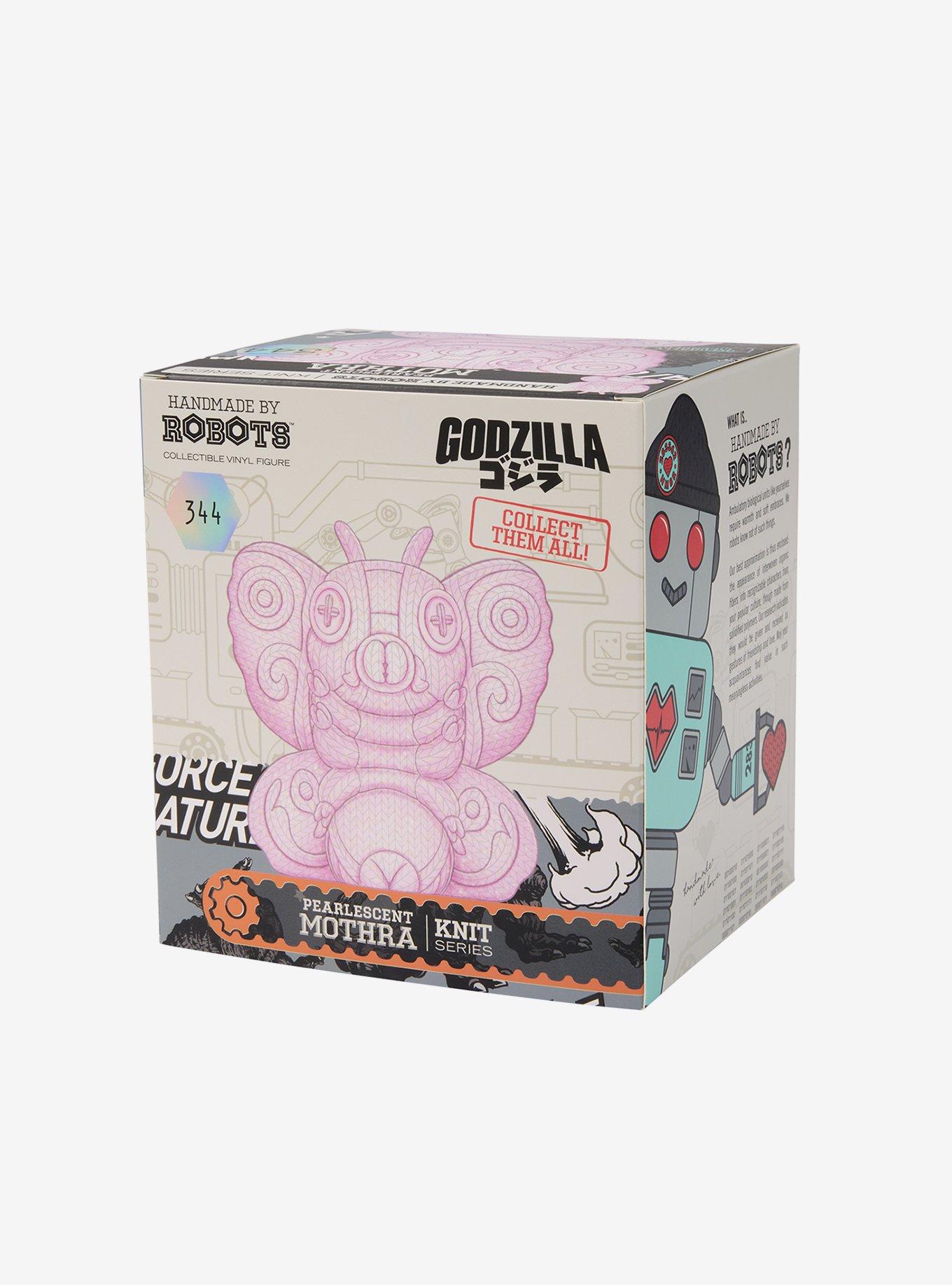 Handmade By Robots Godzilla Mothra #344 (Pearlescent Glitter) Vinyl Figure, , alternate