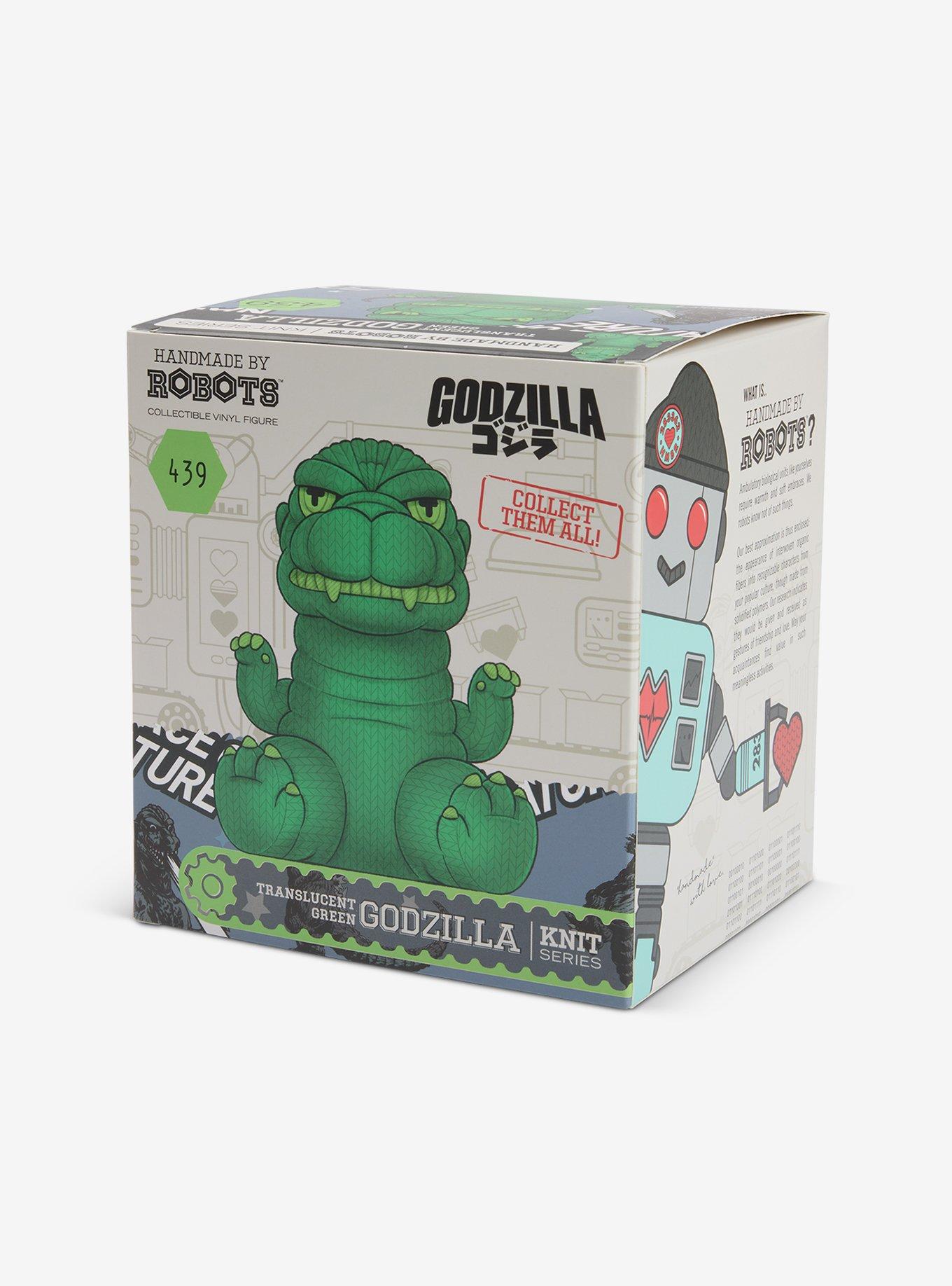 Handmade By Robots Godzilla (Green Translucent) Vinyl Figure, , alternate