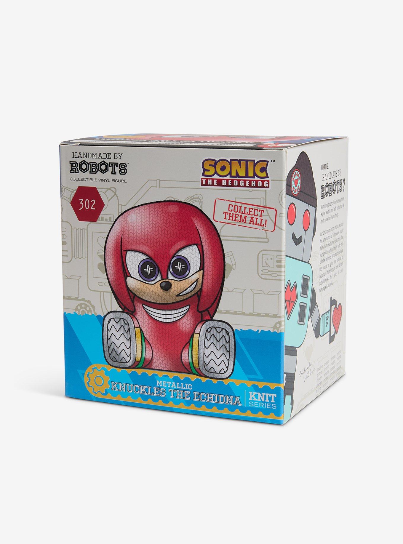 Handmade By Robots Sonic The Hedgehog Knuckles (Metallic) Vinyl Figure, , alternate