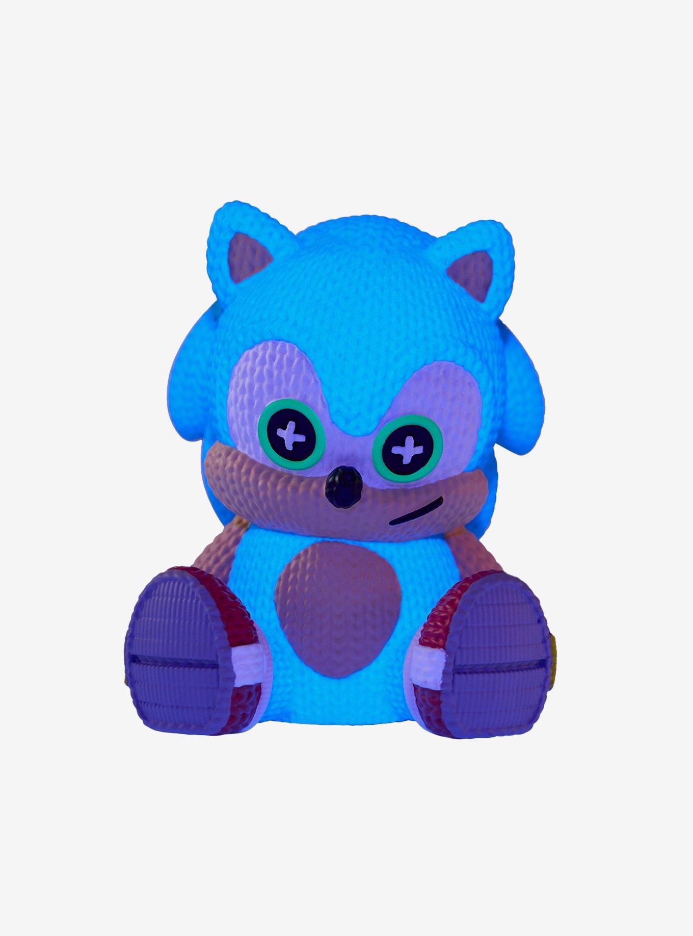 Handmade By Robots Sonic The Hedgehog Sonic (Blacklight) Vinyl Figure, , alternate