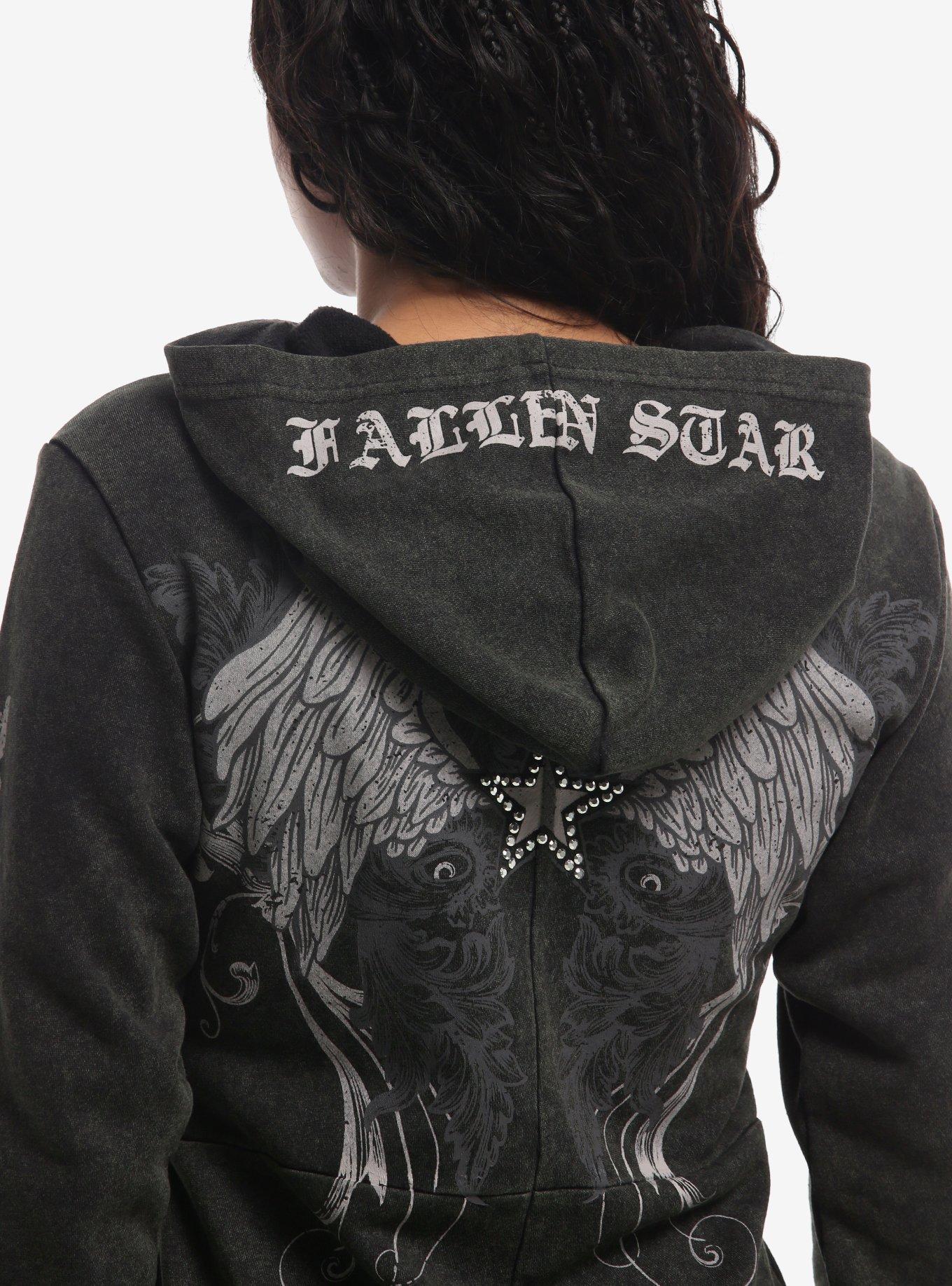 Fallen Star Heart Filigree Girls Hooded Romper, MULTI, alternate - view 4
