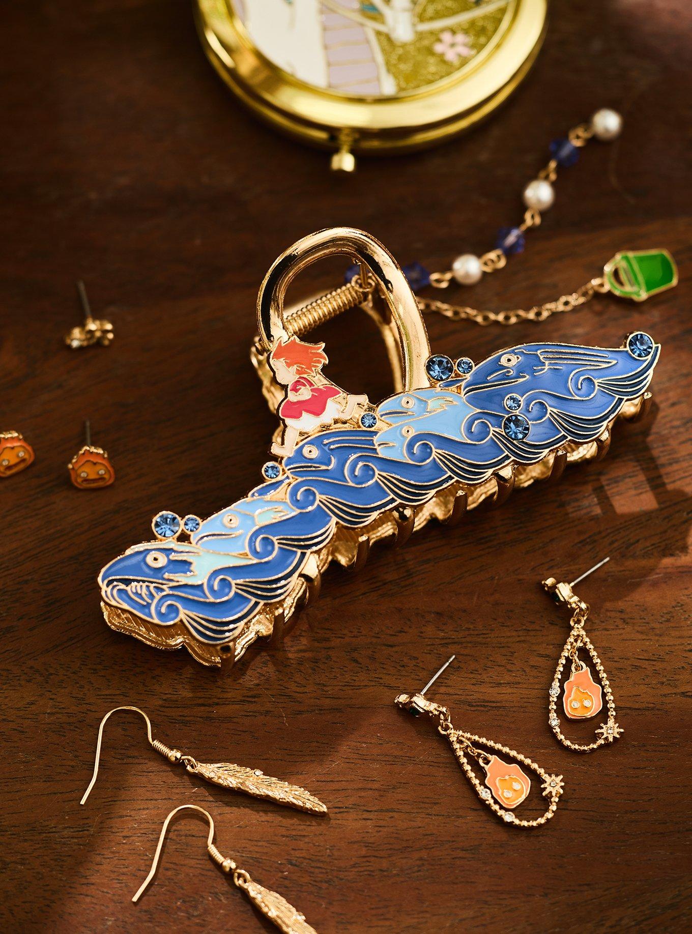 Studio Ghibli&reg; Howl's Moving Castle Calcifer Icons Earring Set - BoxLunch Exclusive, , alternate - view 3